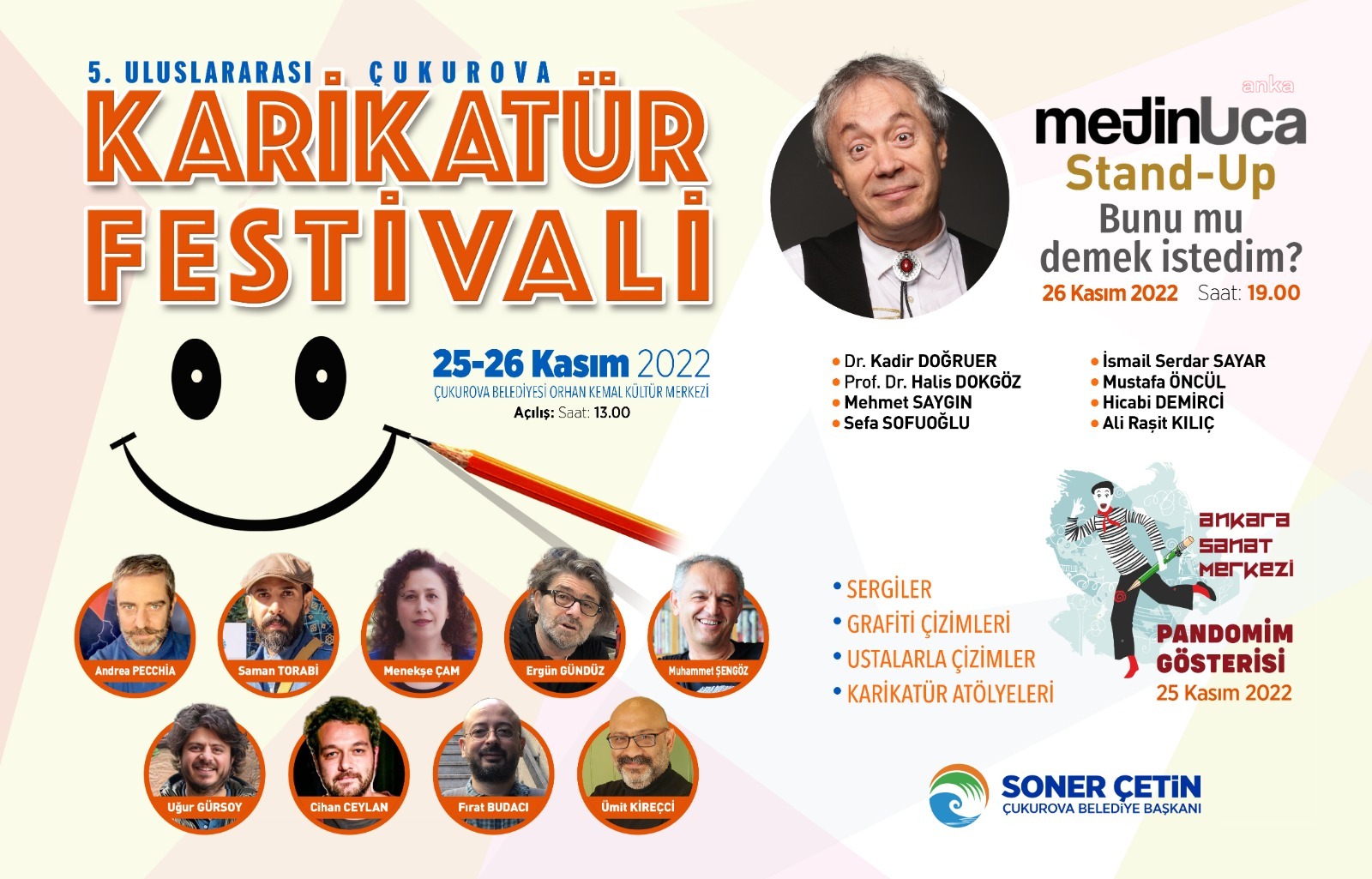 ‘ÇUKUROVA KARİKATÜR FESTİVALİ’ İÇİN GERİ SAYIM BAŞLADI