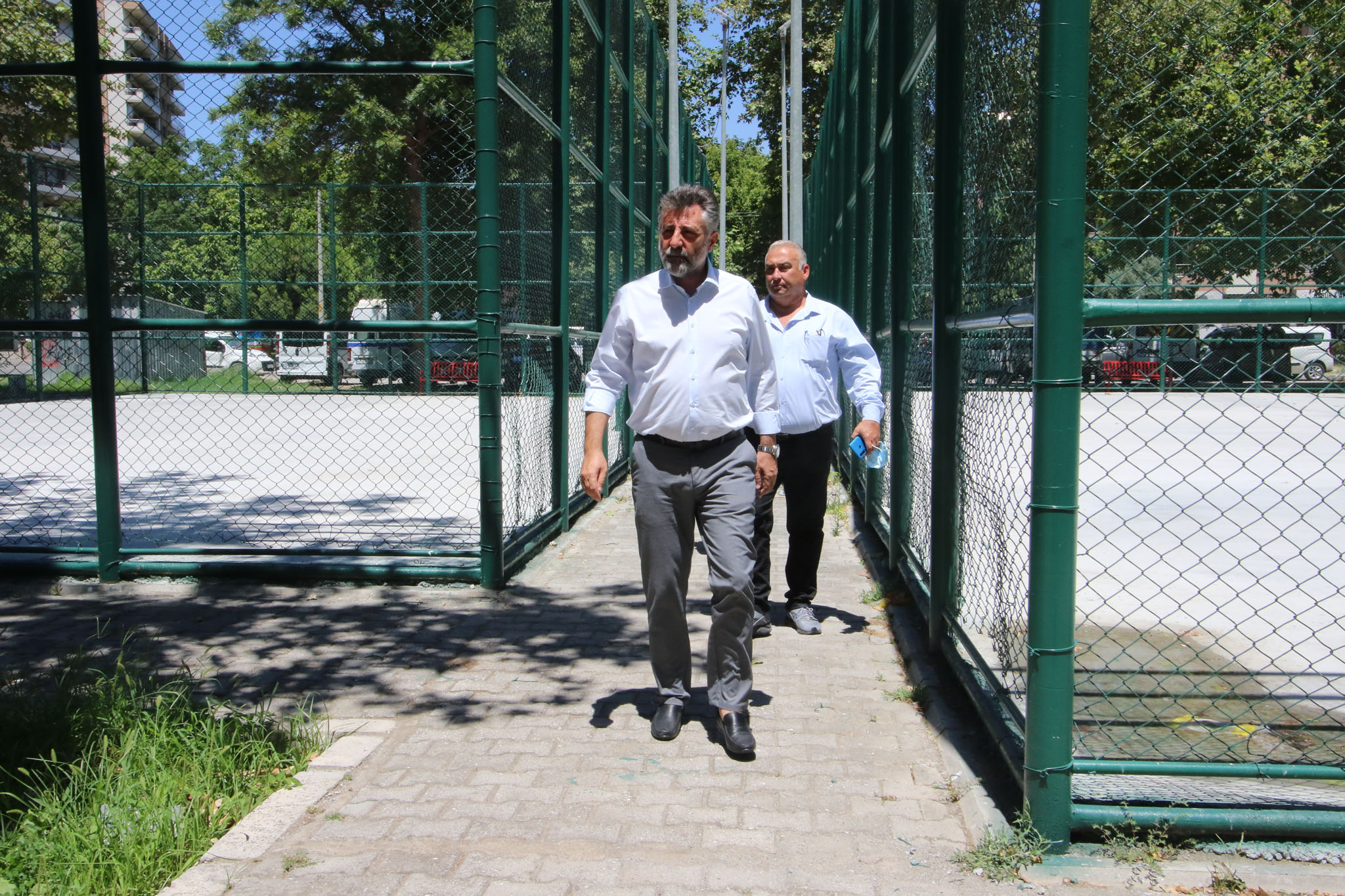 BAYRAKLI BELEDİYE BAŞKANI SANDAL'DAN ÇALIŞMALARA YERİNDE İNCELEME