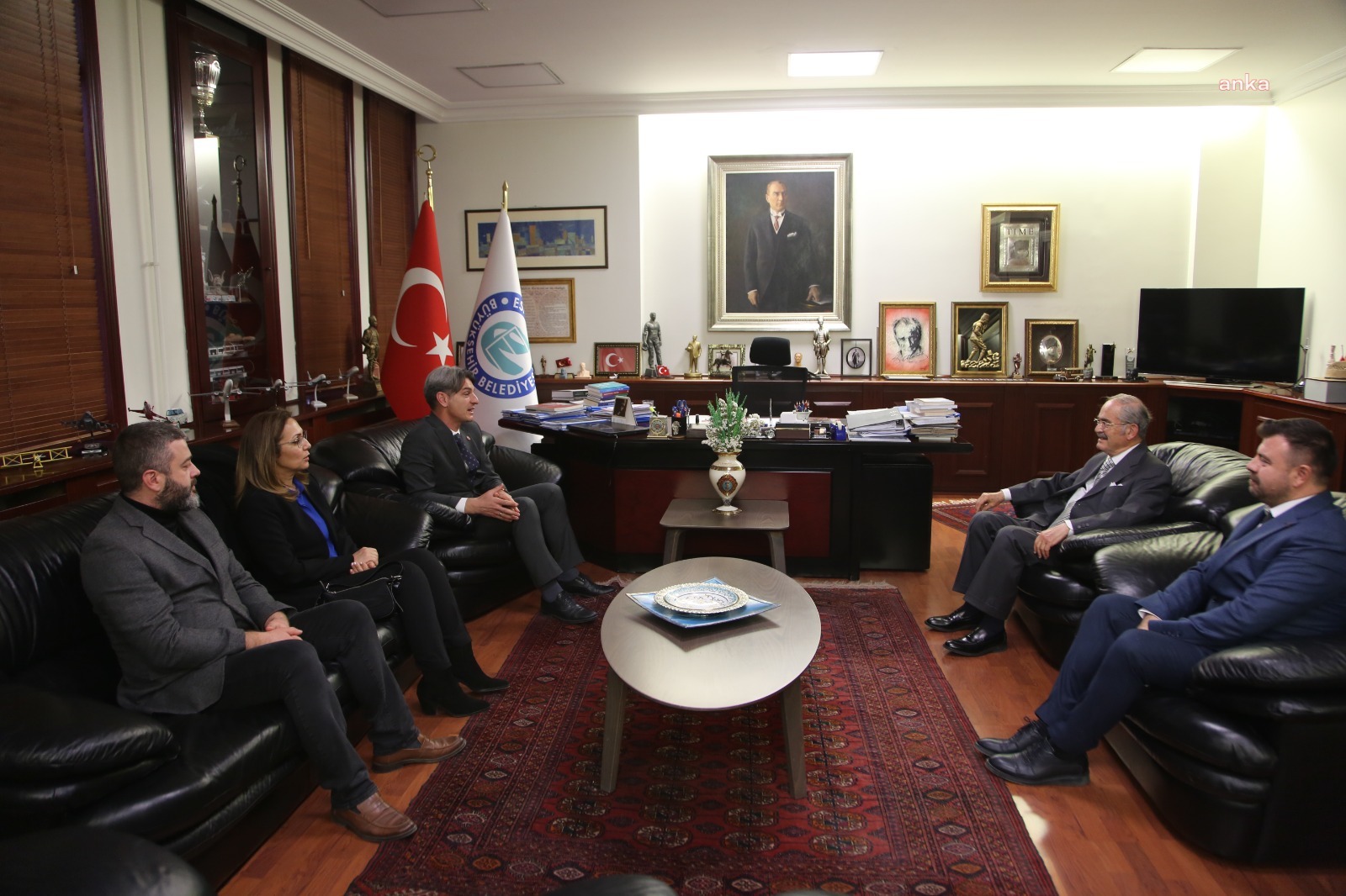 VETERİNER HEKİMLERDEN YILMAZ BÜYÜKERŞEN’E ZİYARET