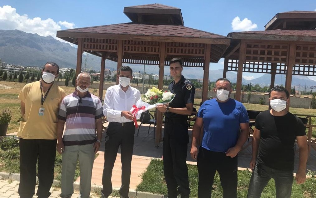 BİSİKLETÇİLERDEN PROTOKOL ÜYELERİNE TEŞEKKÜR ZİYARETİ