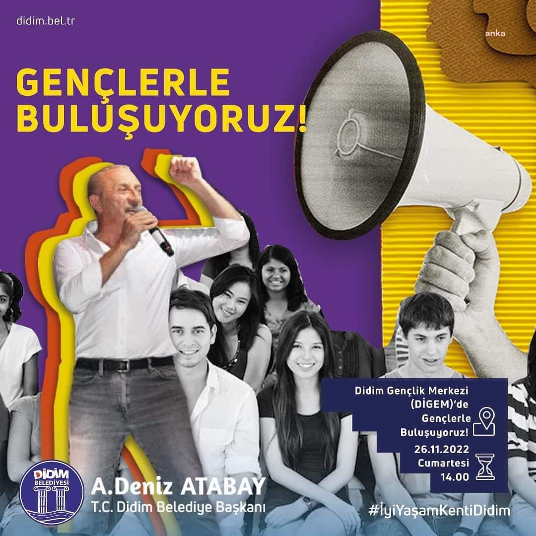 BAŞKAN ATABAY DİDİMLİ GENÇLERLE BULUŞACAK