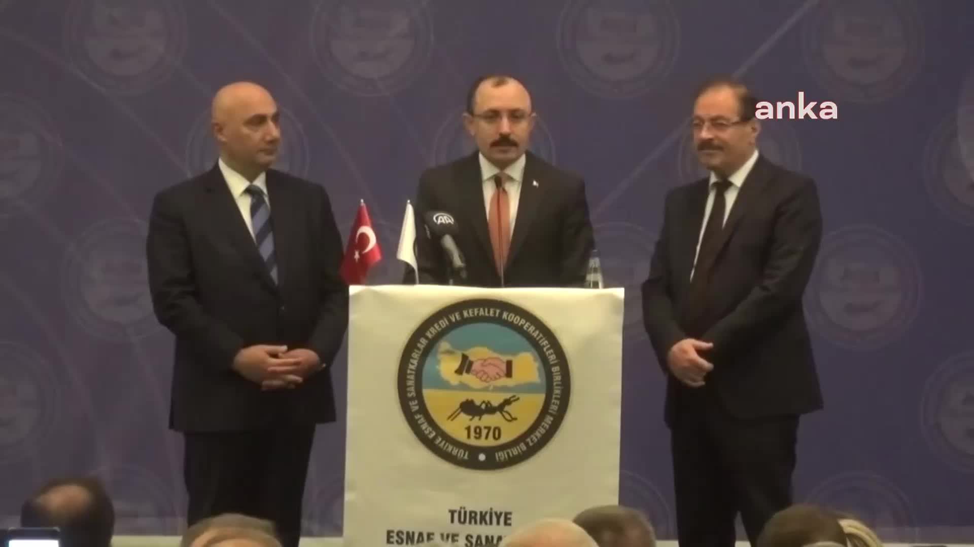 TİCARET BAKANI MUŞ: "KOOPERATİFLERE 15 MİLYAR LİRA PAZARTESİ GÖNDERİLECEK"
