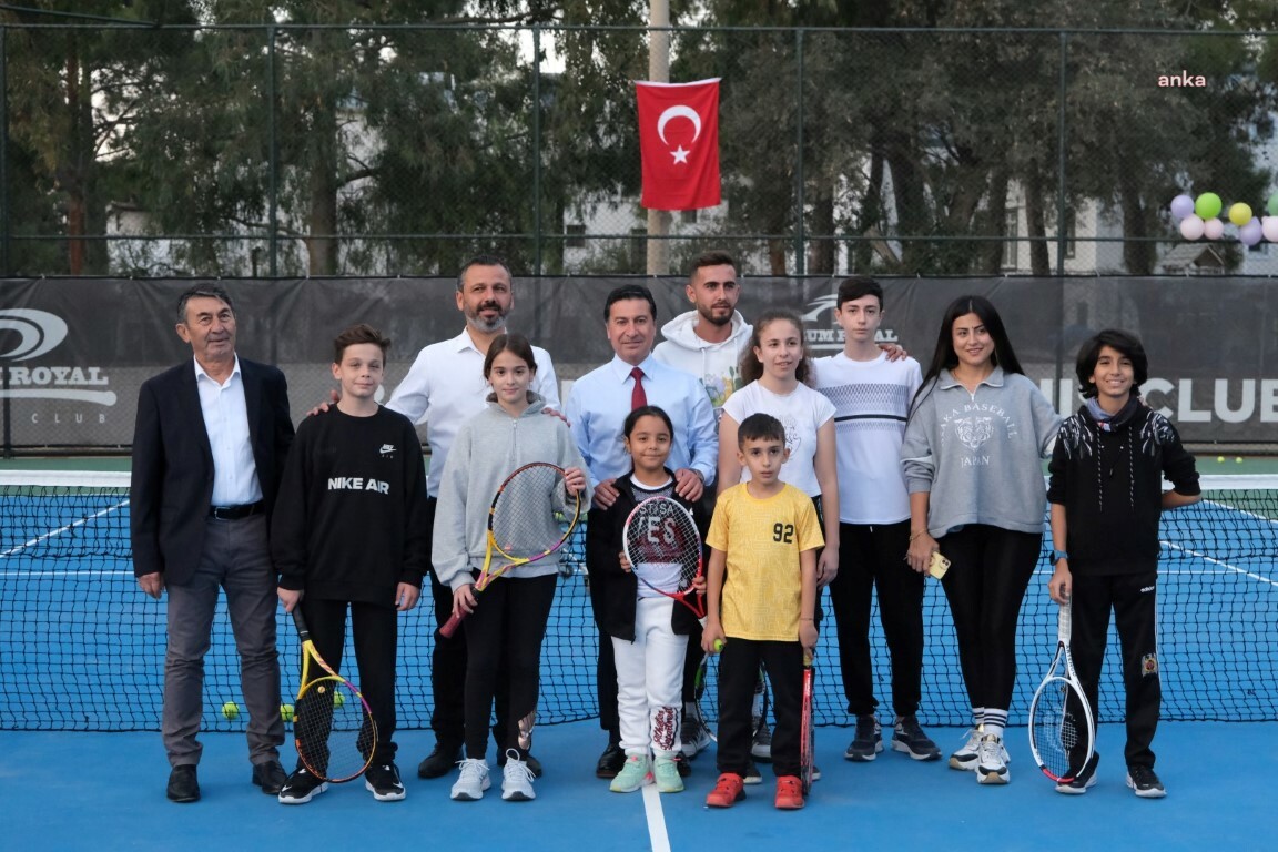 BODRUM BELEDİYESİ’NDEN ÇOCUKLARA ÜCRETSİZ TENİS KURSU