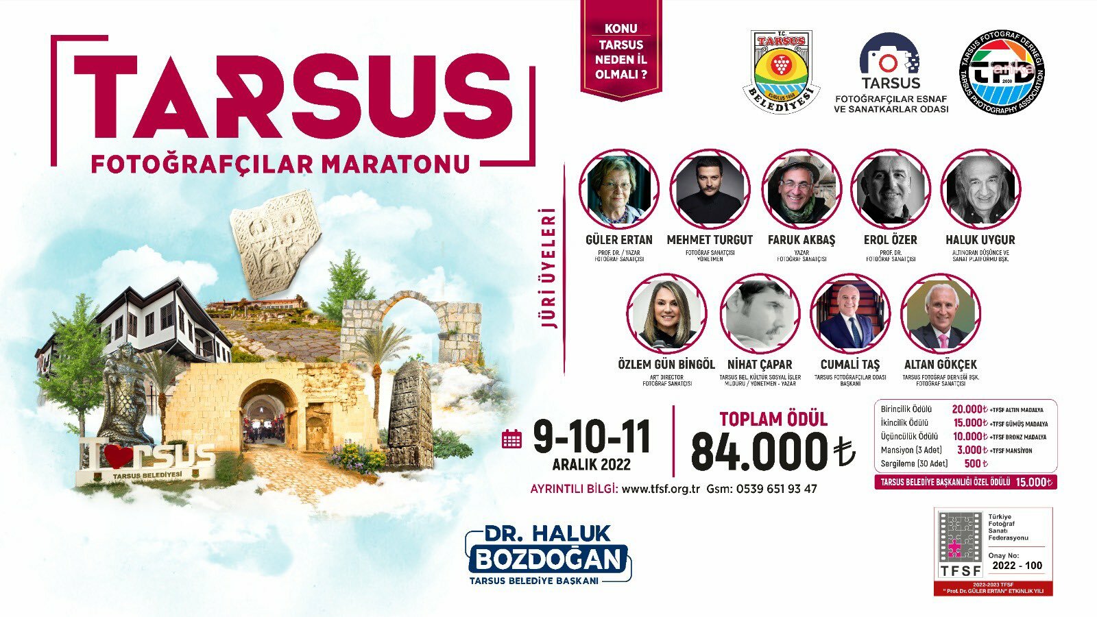 TARSUS'TA 'FOTOĞRAFÇILAR MARATONU' DÜZENLENECEK