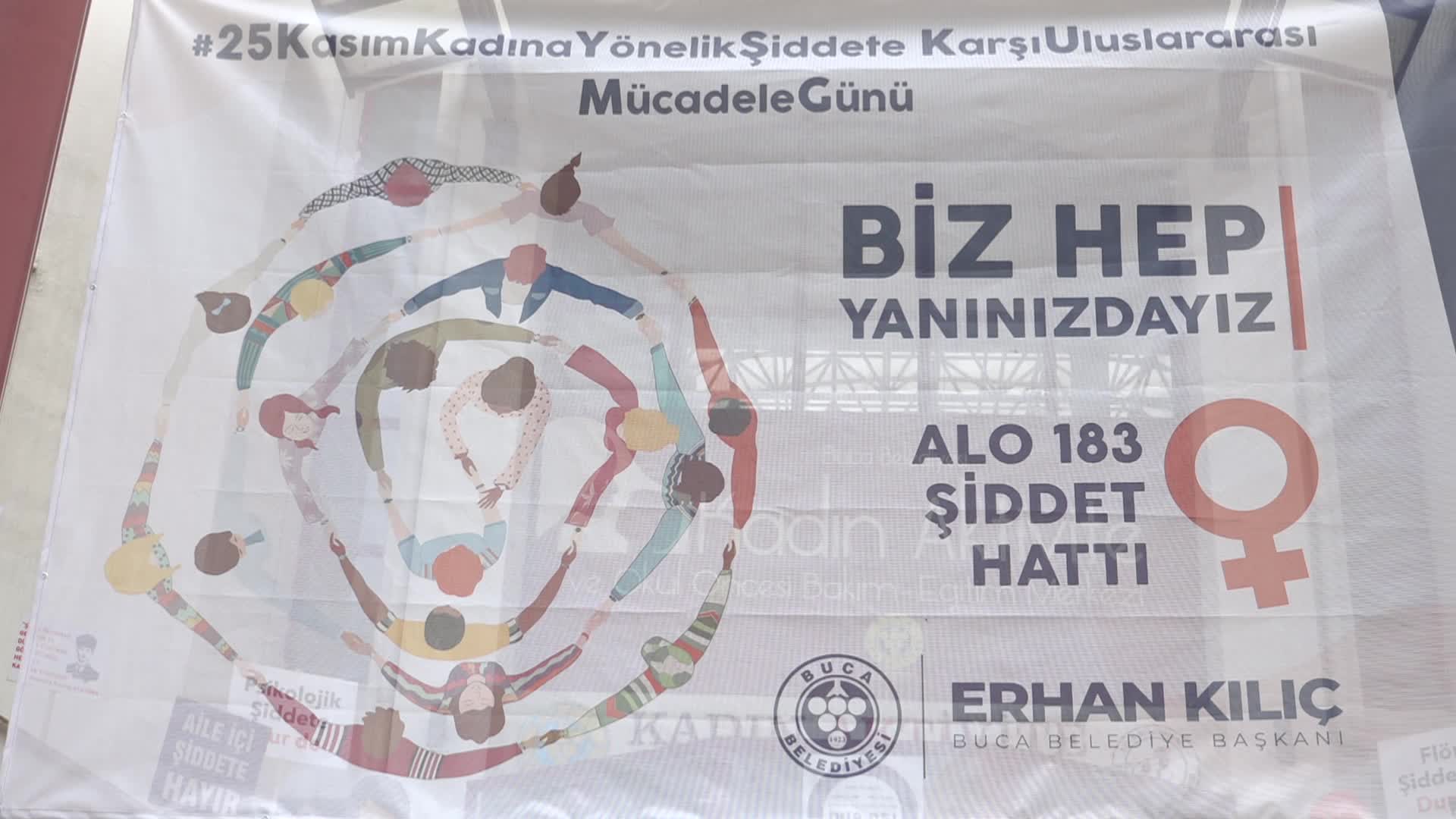 BUCA'DA KADINA ŞİDDETE KARŞI SEMİNER, SERGİ VE ANMA TÖRENİ YAPILDI