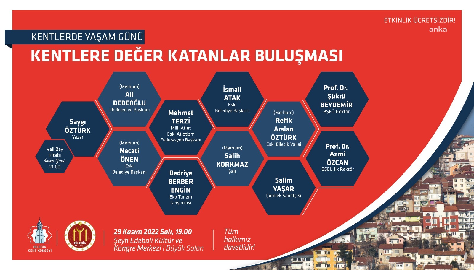 'BİLECİK’E DEĞER KATANLAR BULUŞMASI' DÜZENLENECEK