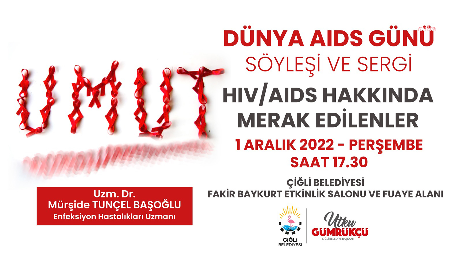 ÇİĞLİ BELEDİYESİ’NDEN AIDS İLE MÜCADELE SÖYLEŞİSİ