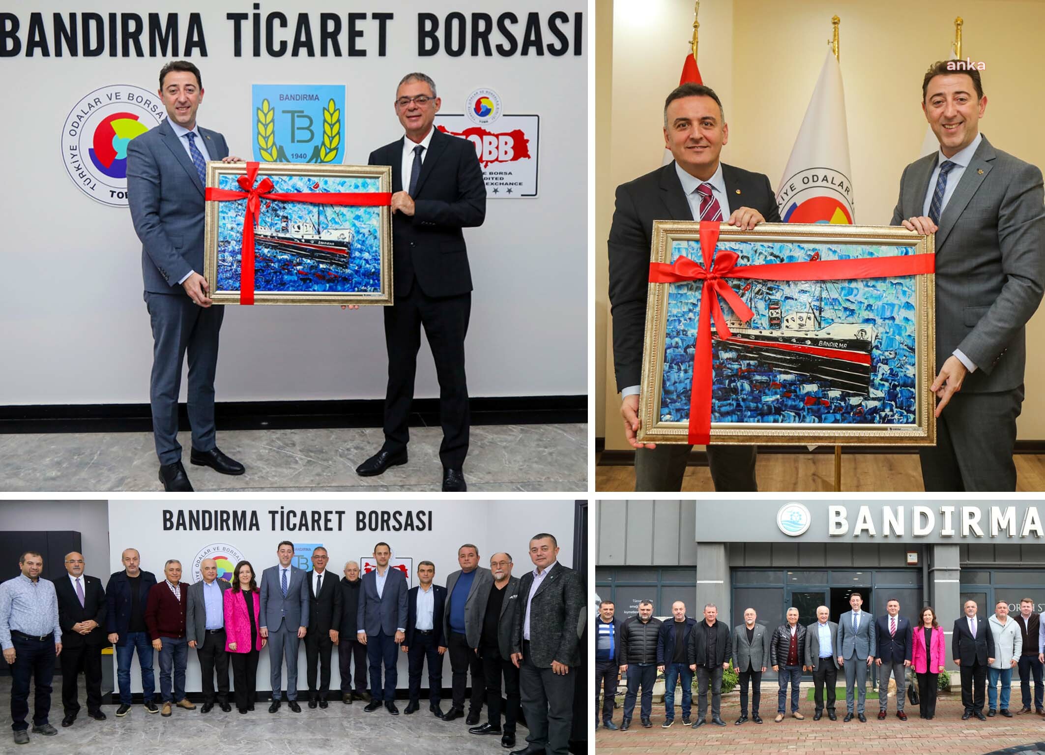 BANDIRMA BELEDİYE BAŞKANI TOSUN’DAN TİCARET BORSASI VE TİCARET ODASI’NA ZİYARET