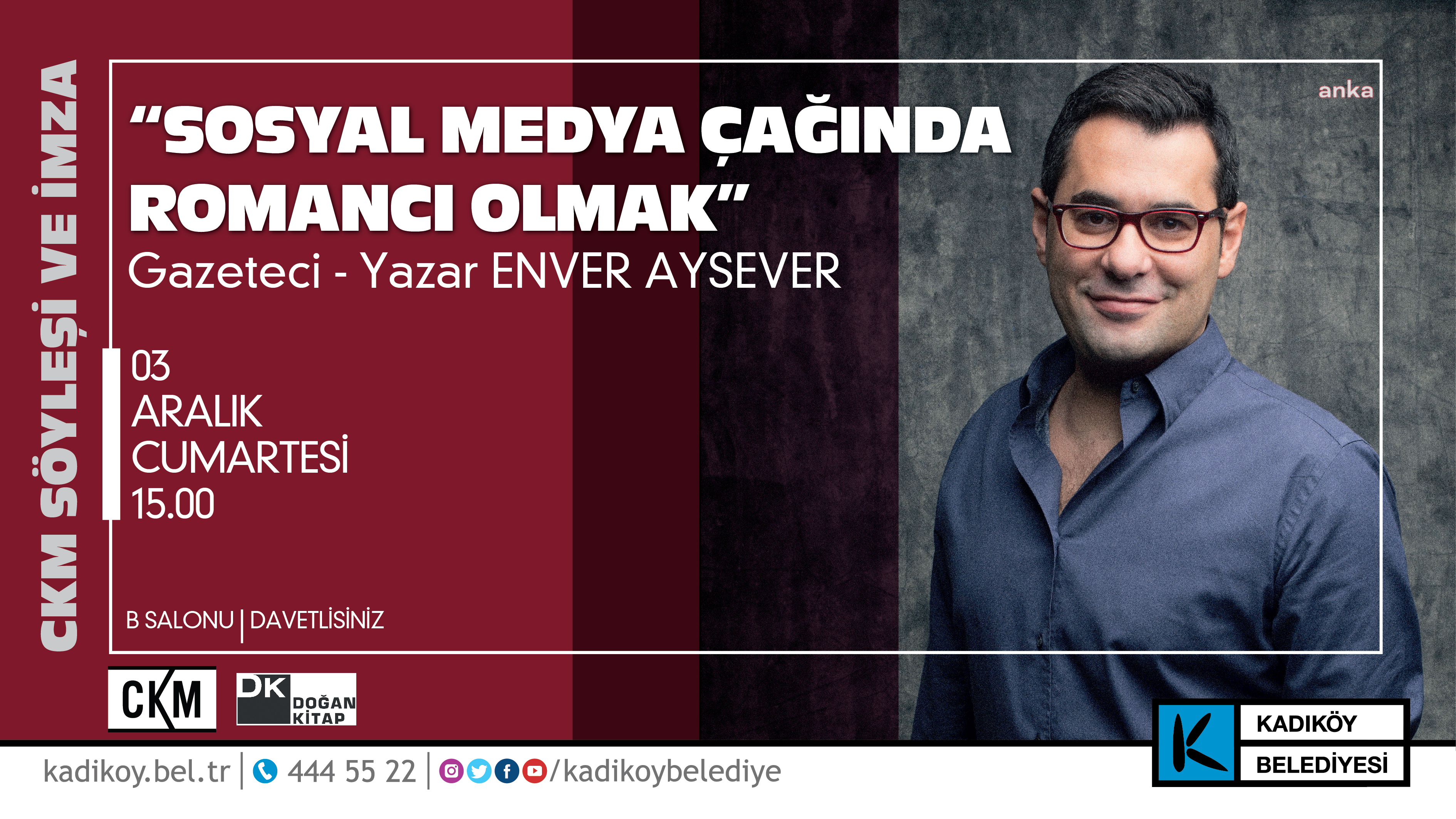 KADIKÖY'DE SOSYAL MEDYA ÇAĞINDA ROMANCI OLMAK SÖYLEŞİSİ