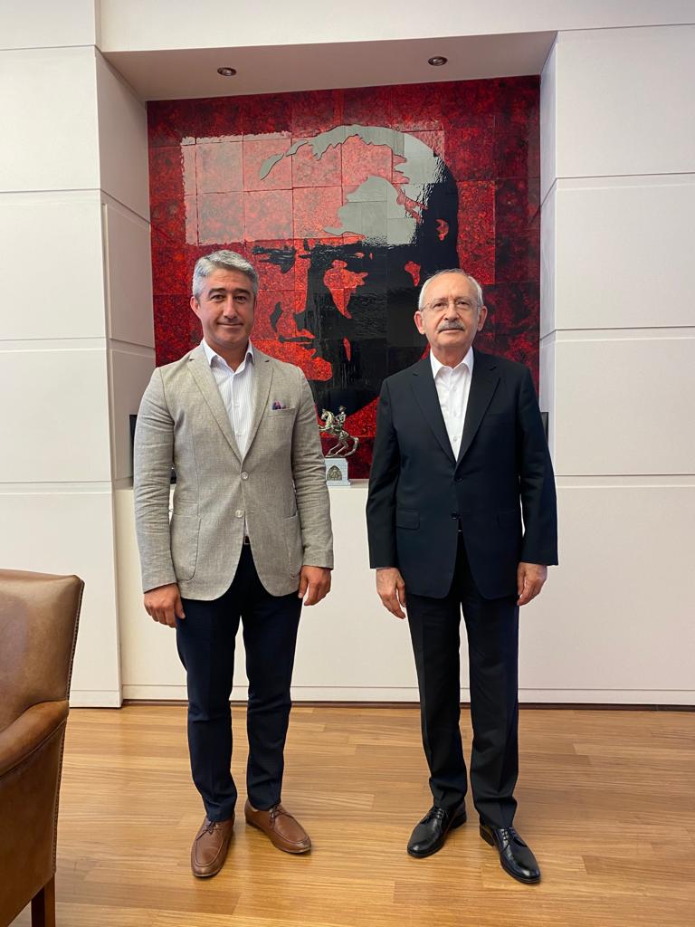 MARMARİS BELEDİYE BAŞKANI OKTAY, KILIÇDAROĞLU'NU ZİYARET ETTİ
