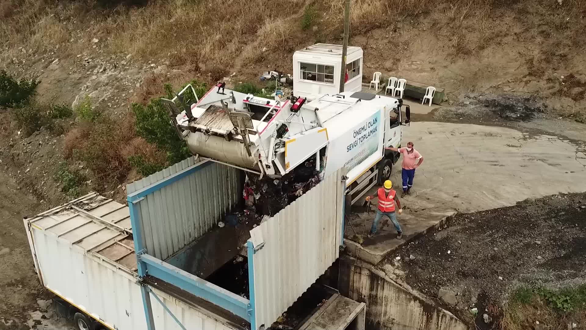 ATAKUM BELEDİYESİ, ATIK TRANSFER SİSTEMİ İLE YÜZDE 90 TASARRUF ETTİ