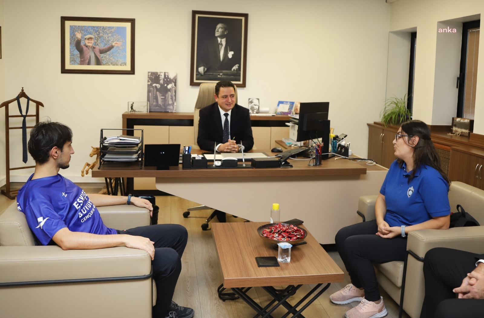 ESKİŞEHİRLİ ÖZEL SPORCU GÜLER’DEN EBB’YE ZİYARET