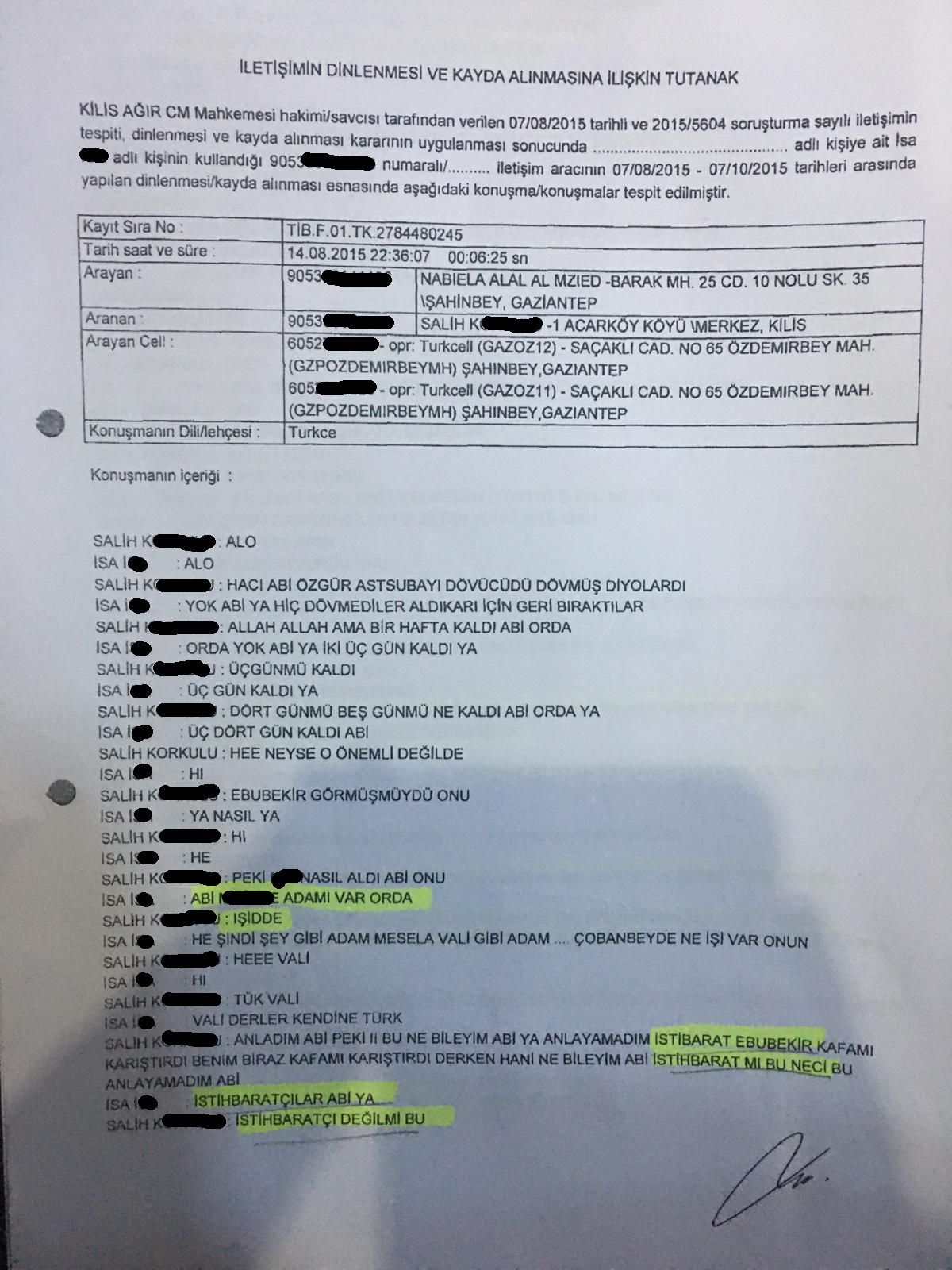 GAR KATLİAMI DAVASINA GİREN BELGEDEN: "TÜRKİYE’NİN IŞİD EMİRİ BALI, İSTİHBARATÇI ABİ"