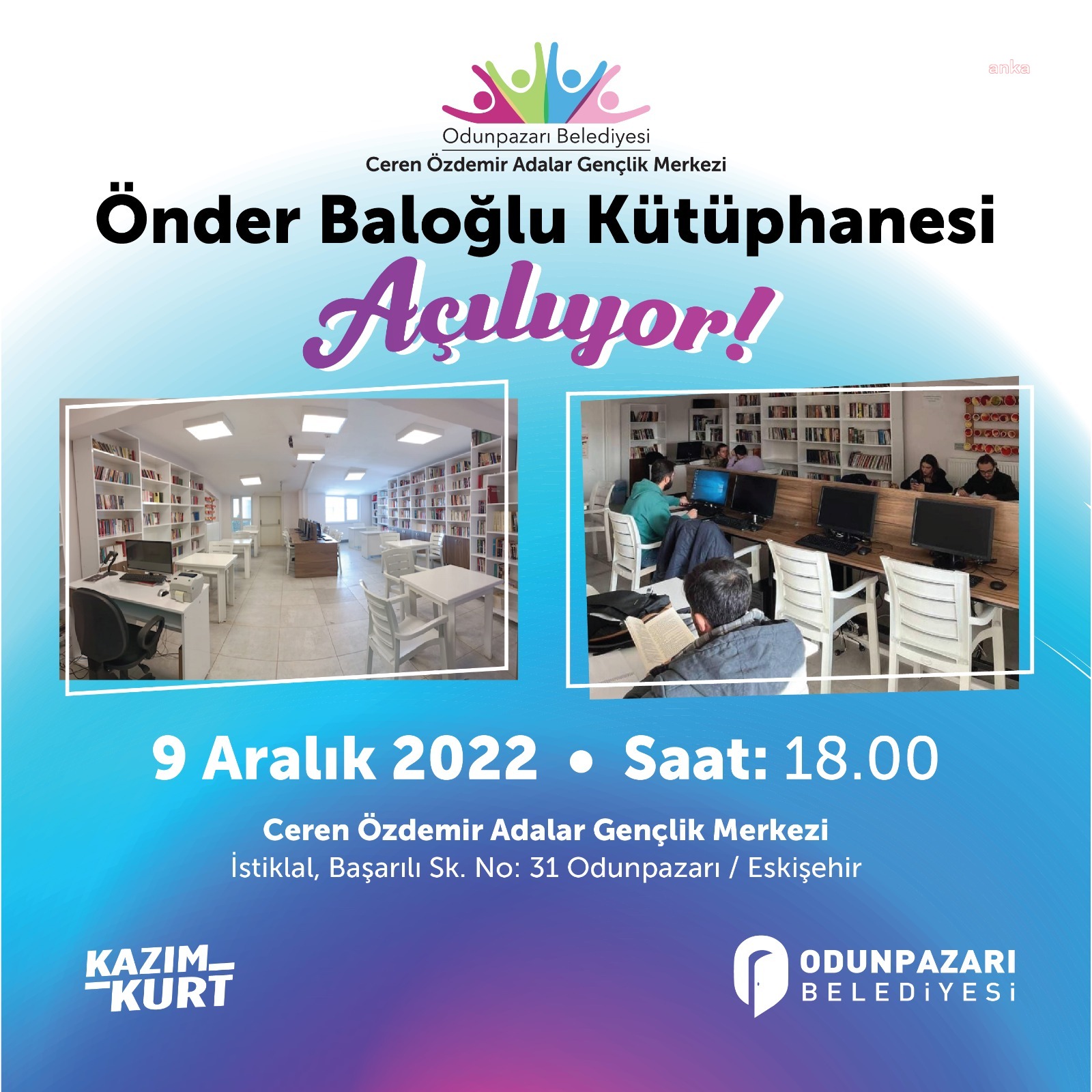 ÖNDER BALOĞLU'NUN ADI, ODUNPAZARI'NDAKİ 5 BİN KİTAPLIK KÜTÜPHANEDE YAŞAMAYA DEVAM EDECEK