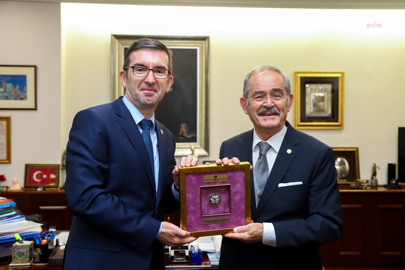 KOSOVA ANKARA BÜYÜKELÇİSİ VRENEZİ'DEN YILMAZ BÜYÜKERŞEN’E ZİYARET