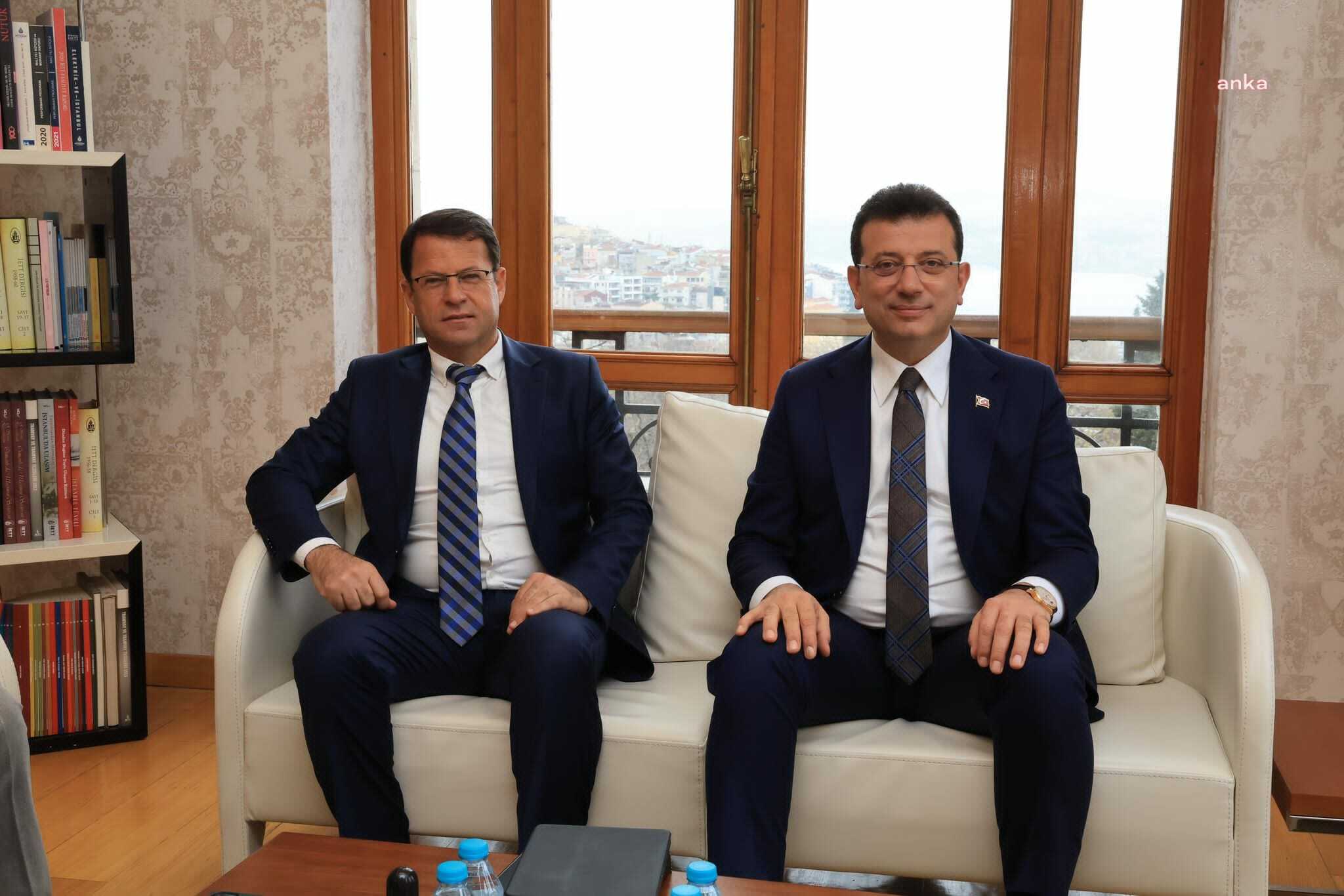 SAMANDAĞ BELEDİYE BAŞKANI ERYILMAZ’DAN EKREM İMAMOĞLU’NA ZİYERET