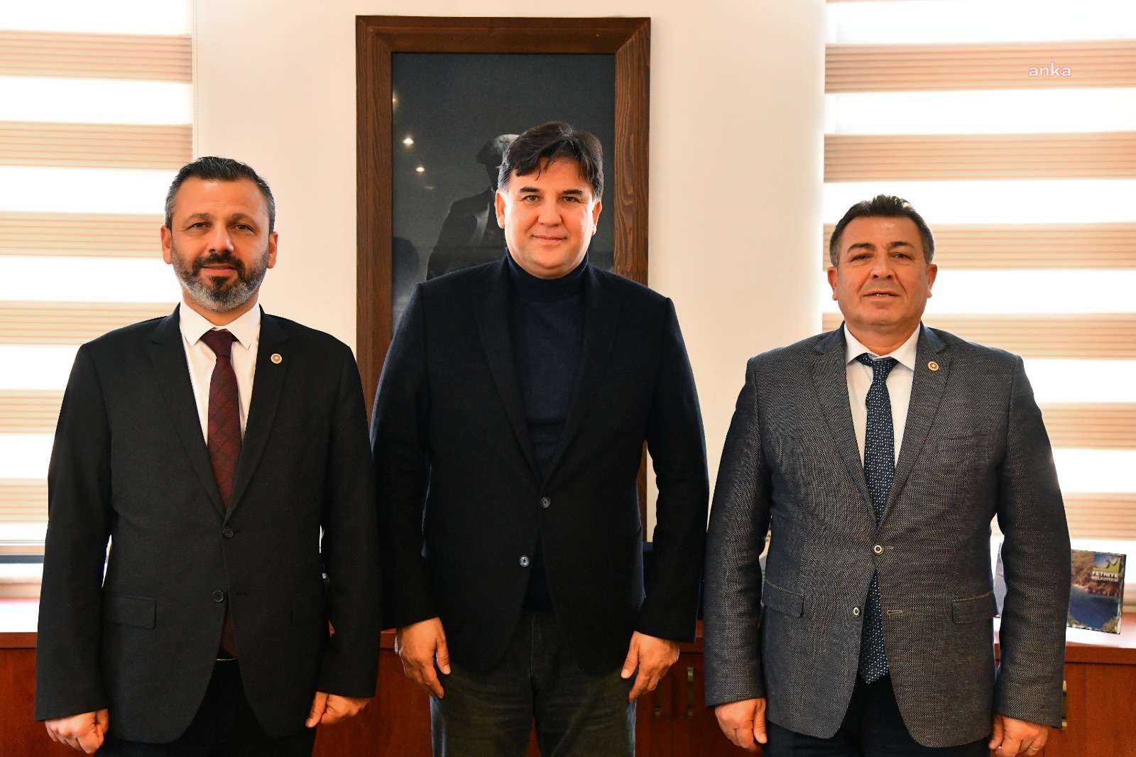 CHP’Lİ VEKİLLERDEN FETHİYE BELEDİYE BAŞKANI KARACA’YA ZİYARET