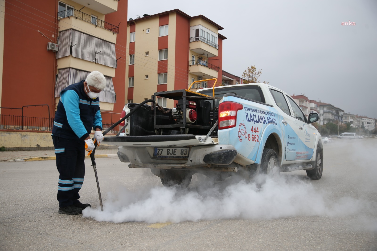 MERKEZEFENDİ’DE HALK SAĞLIĞI İÇİN İLAÇLAMA ÇALIŞMALARI DEVAM EDİYOR