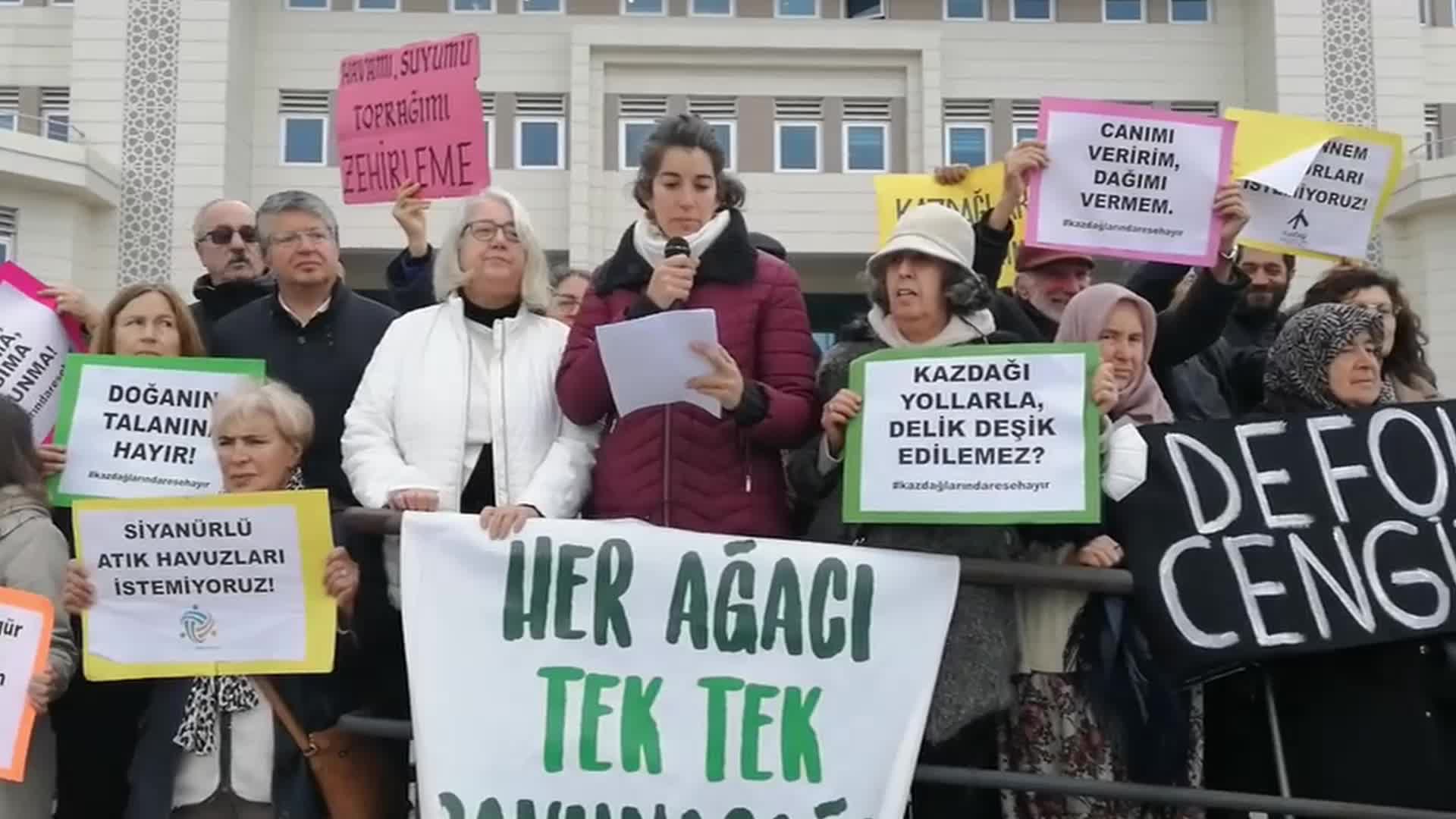 KAZDAĞLARI EKOLOJİ PLATFORMU: "CENGİZ HOLDİNG'İN MADEN PROJESİ DEVASA ALANDA BİR YIKIMA SEBEP OLACAK, 3 KÖYÜ HARİTADAN SİLECEK"