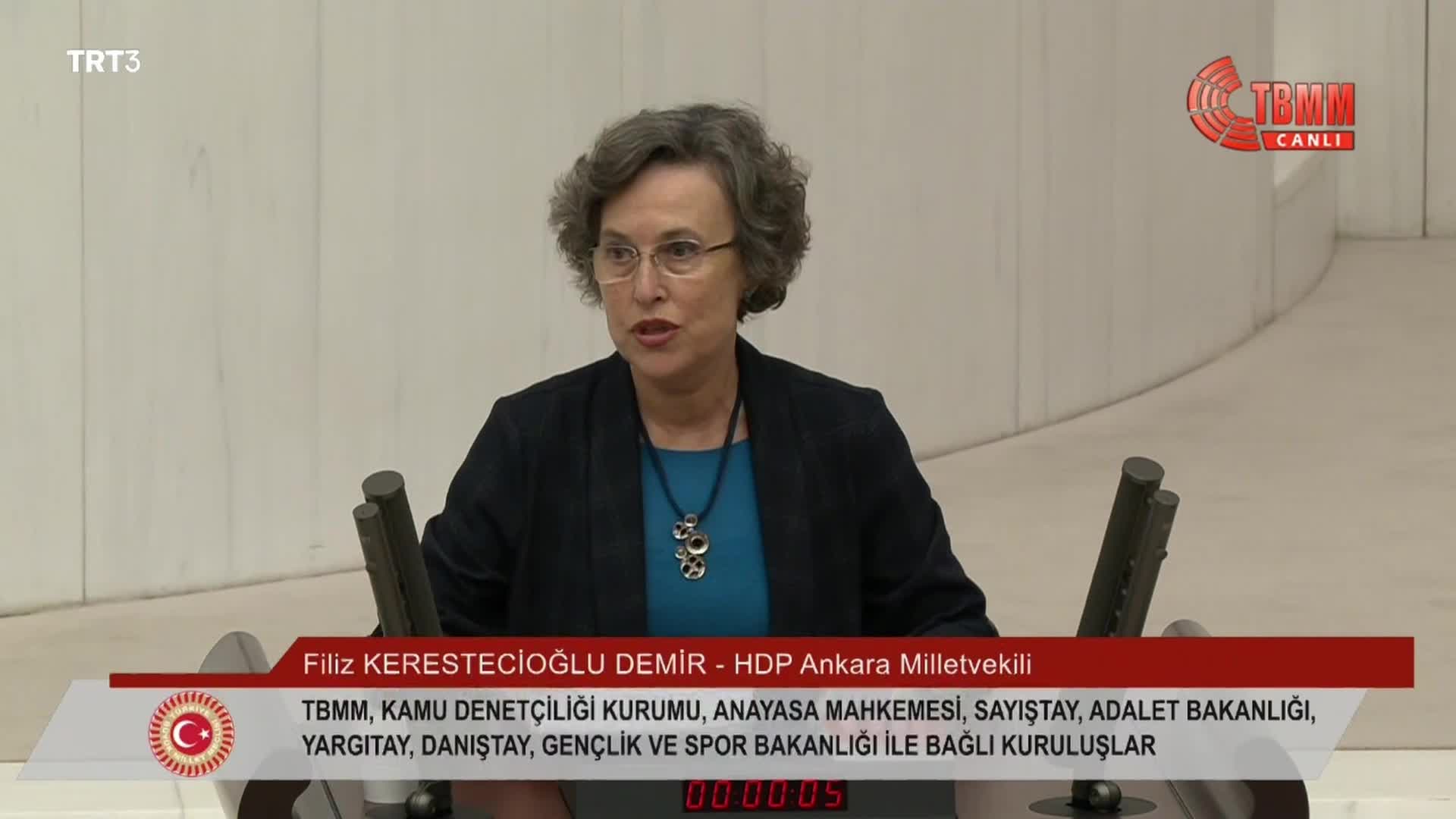 FİLİZ KERESTECİOĞLU: “SEZEN AKSU’NUN ‘BEN SENDE TUTUKLU KALDIM’ ŞARKISI GİBİ ADETA BÜTÜN ÜLKE SİZDE TUTUKLU KALDI, EV HAPSİNDE YA DA ADLİ KONTROLDE”