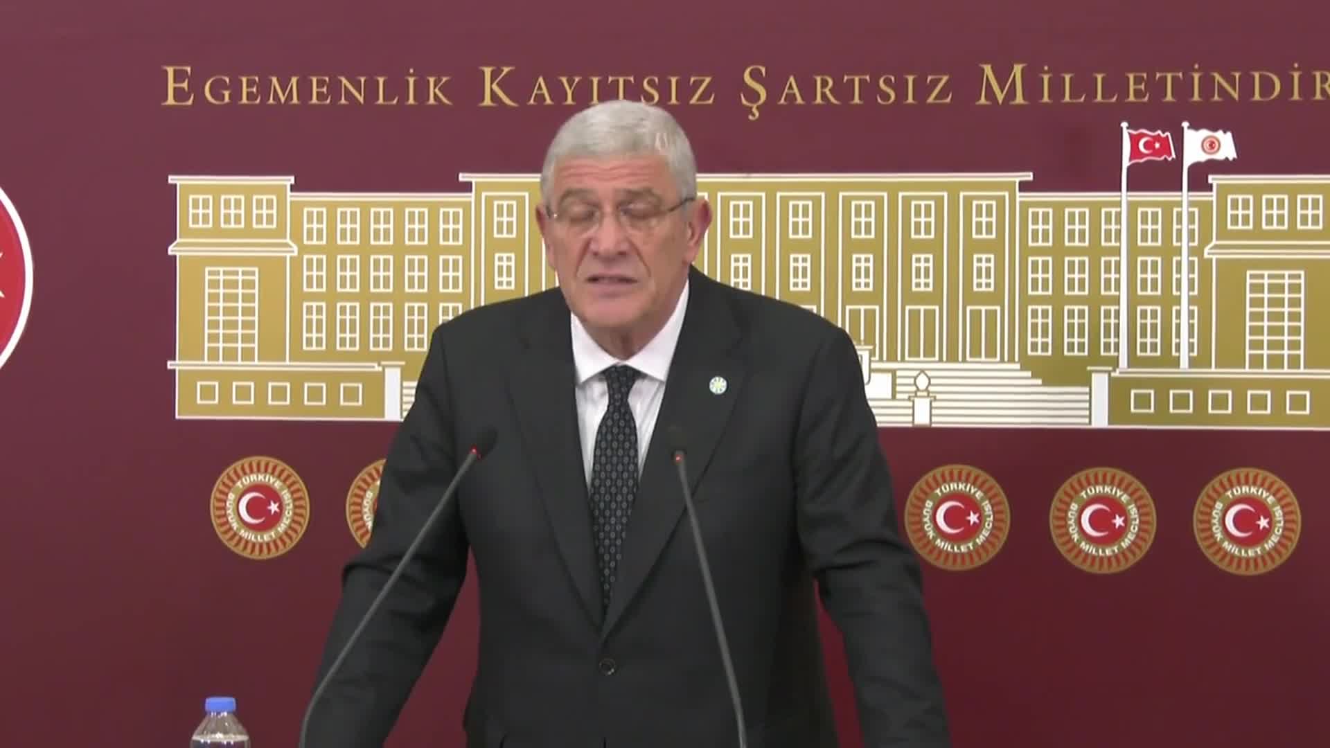 MÜSAVAT DERVİŞOĞLU: “AKP’NİN TATMİN EDİCİ BİR KARAR ALMAMASI DURUMUNDA; BÜTÇE GÖRÜŞMELERİ SÜRESİNCE AK PARTİ KONUŞMALARI ESNASINDA İYİ PARTİ OLARAK GENEL KURUL SALONUNDA BULUNMAYACAĞIZ”