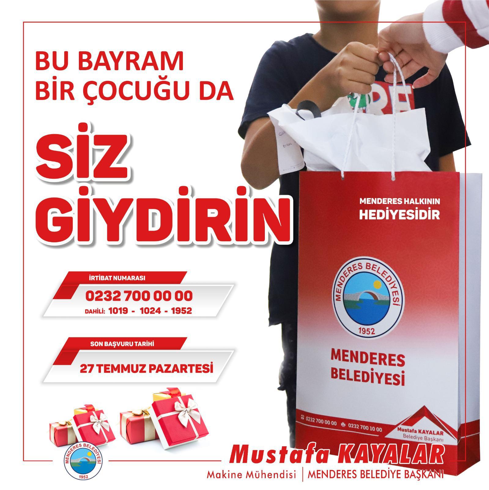 ÇOCUKLARIN BAYRAMLIKLARI, MENDERES BELEDİYESİ'NDEN