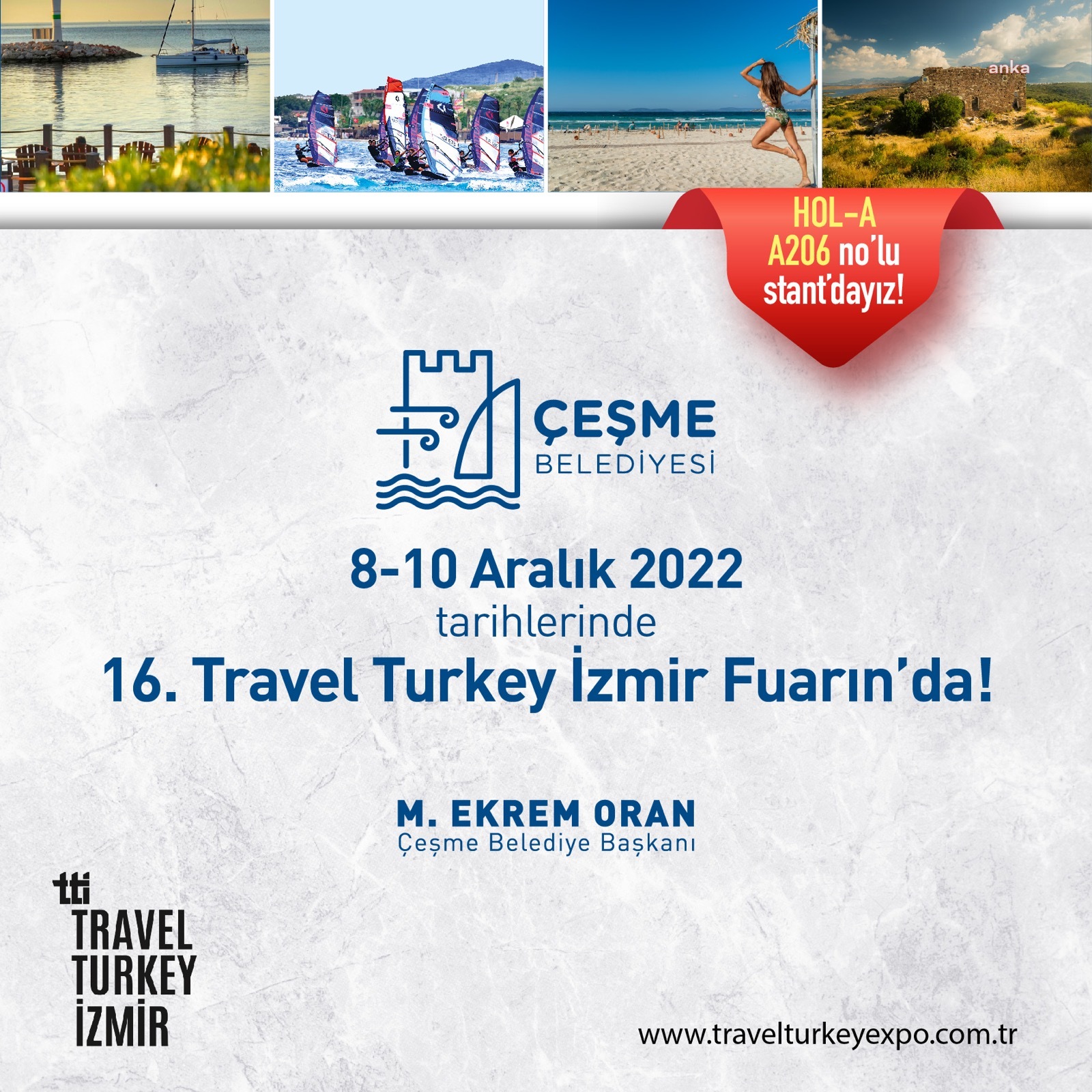 ÇEŞME, TRAVEL TURKEY FUARI’NDA