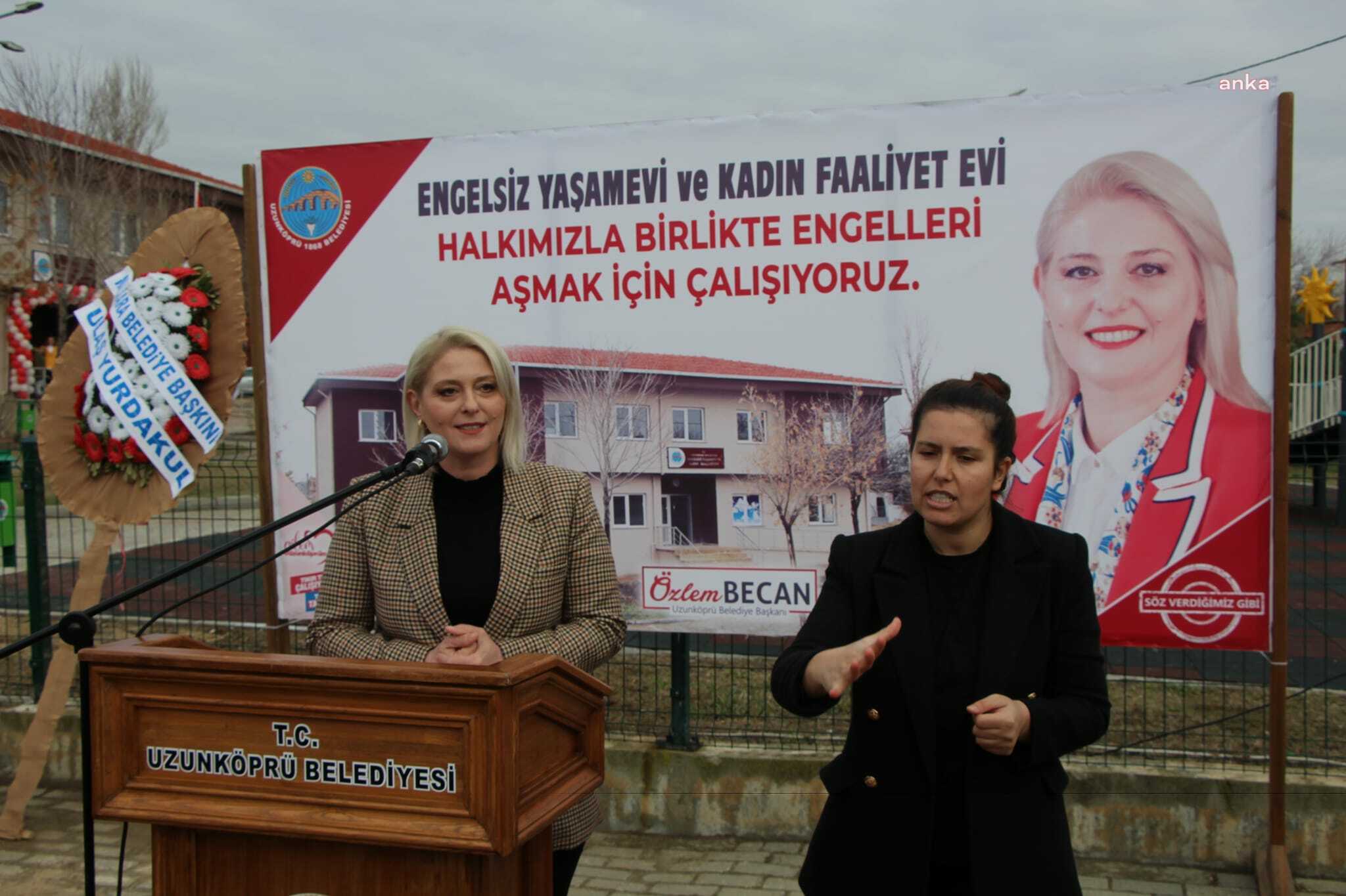 UZUNKÖPRÜ ENGELSİZ YAŞAMEVİ VE KADIN FAALİYET EVİ HİZMETE BAŞLADI