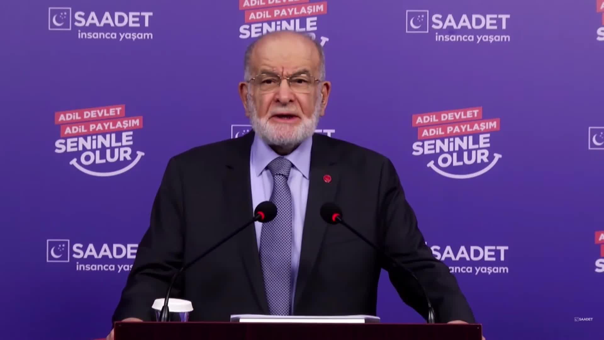 KARAMOLLAOĞLU: EVET, BU ÜLKENİN BİR ÜÇ HARFLİ SORUNU VAR. O ÜÇ HARFLİLER DE AKP, MHP VE MAALESEF RTE’DİR