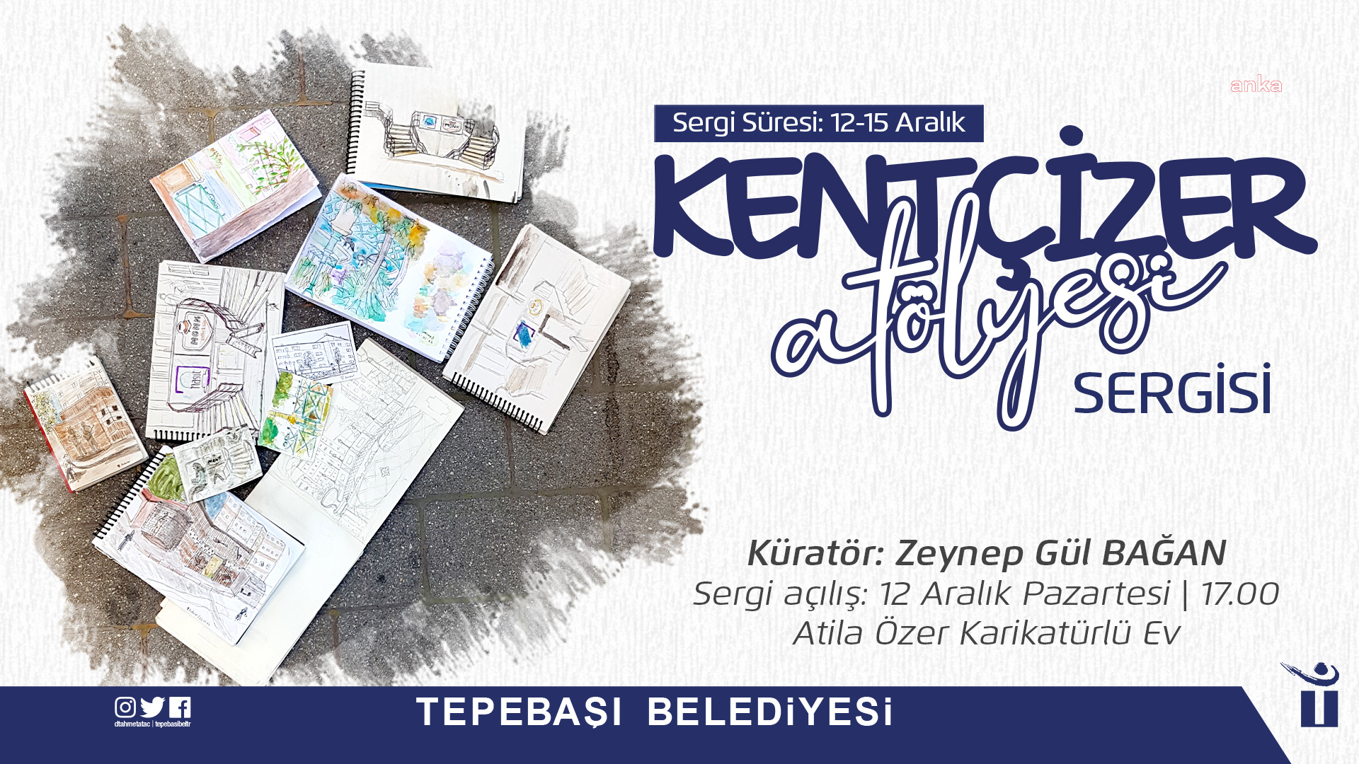 TEPEBAŞI’NIN ‘KENTÇİZER ATÖLYESİ’NDE PİŞMİŞ TOPRAK ESERLER RESMEDİLDİ