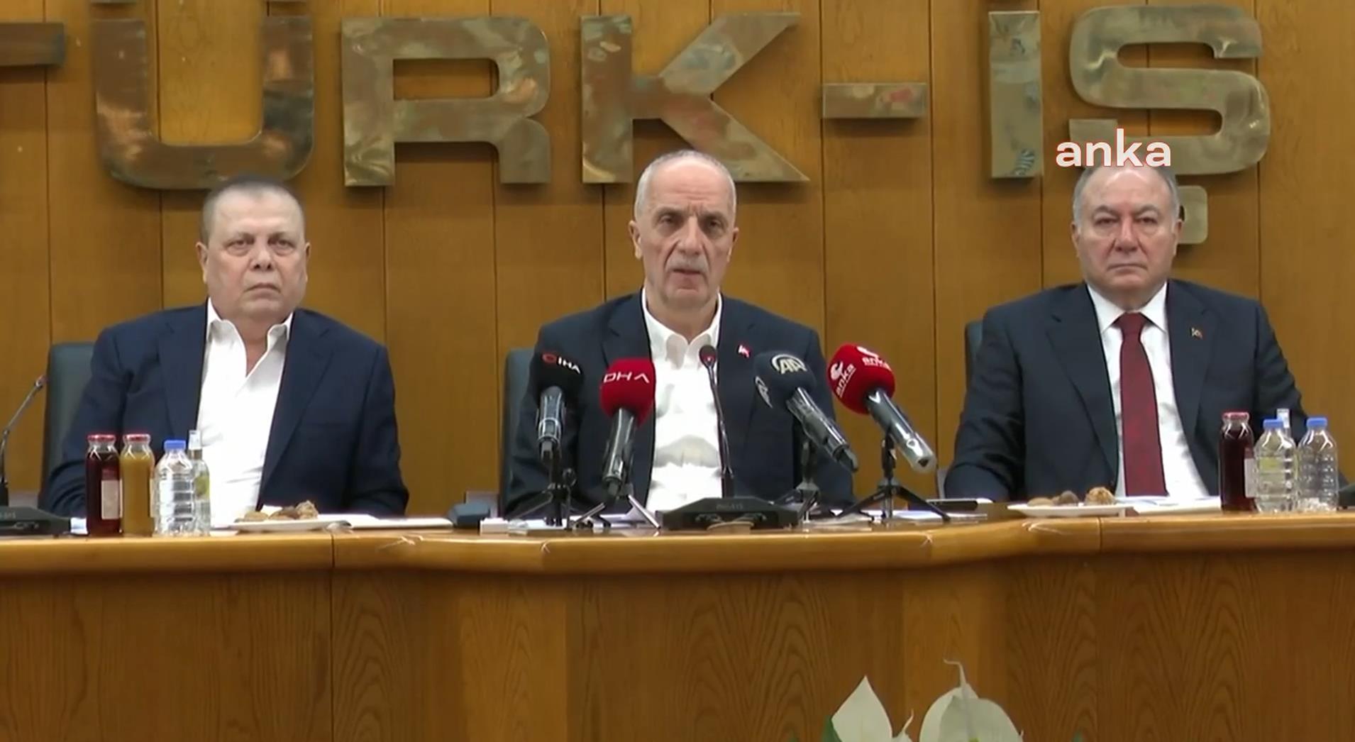 TÜRK-İŞ BAŞKANLAR KURULU: ASGARİ ÜCRET BELİRLENİRKEN İNSANA YAKIŞIR BİR YAŞAMI SAĞLAYACAK TUTARIN TEMEL ALINMASINI, BUNA REFAH PAYI İLAVE EDİLEREK ENFLASYON KARŞISINDA SATIN ALMA GÜCÜNÜN KORUNMASI GEREKTİĞİNİ SAVUNUYORUZ