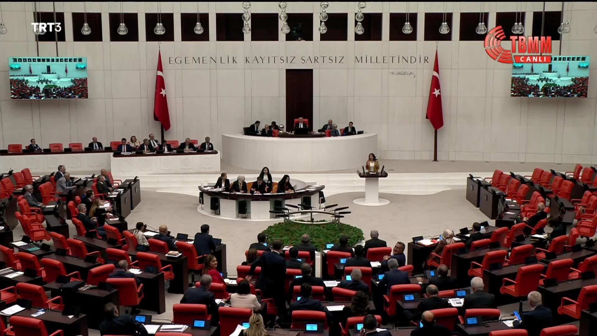 NURHAYAT ALTACA KAYIŞOĞLU, TBMM KÜRSÜSÜNDE HACİVAT VE KARAGÖZ OYUNUYLA BÜTÇEYİ ELEŞTİRDİ: "BİZİM VERGİLER BEŞLİ ÇETEYE GİDİNCE 84 MİLYONA PARA KALMIYOR"