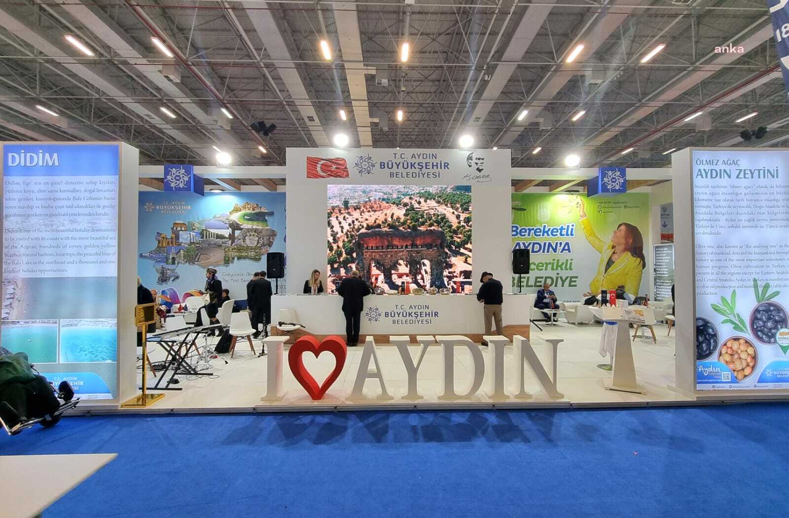 AYDIN BÜYÜKŞEHİR ‘İZMİR TURİZM FUARI’NDA YERİNİ ALDI