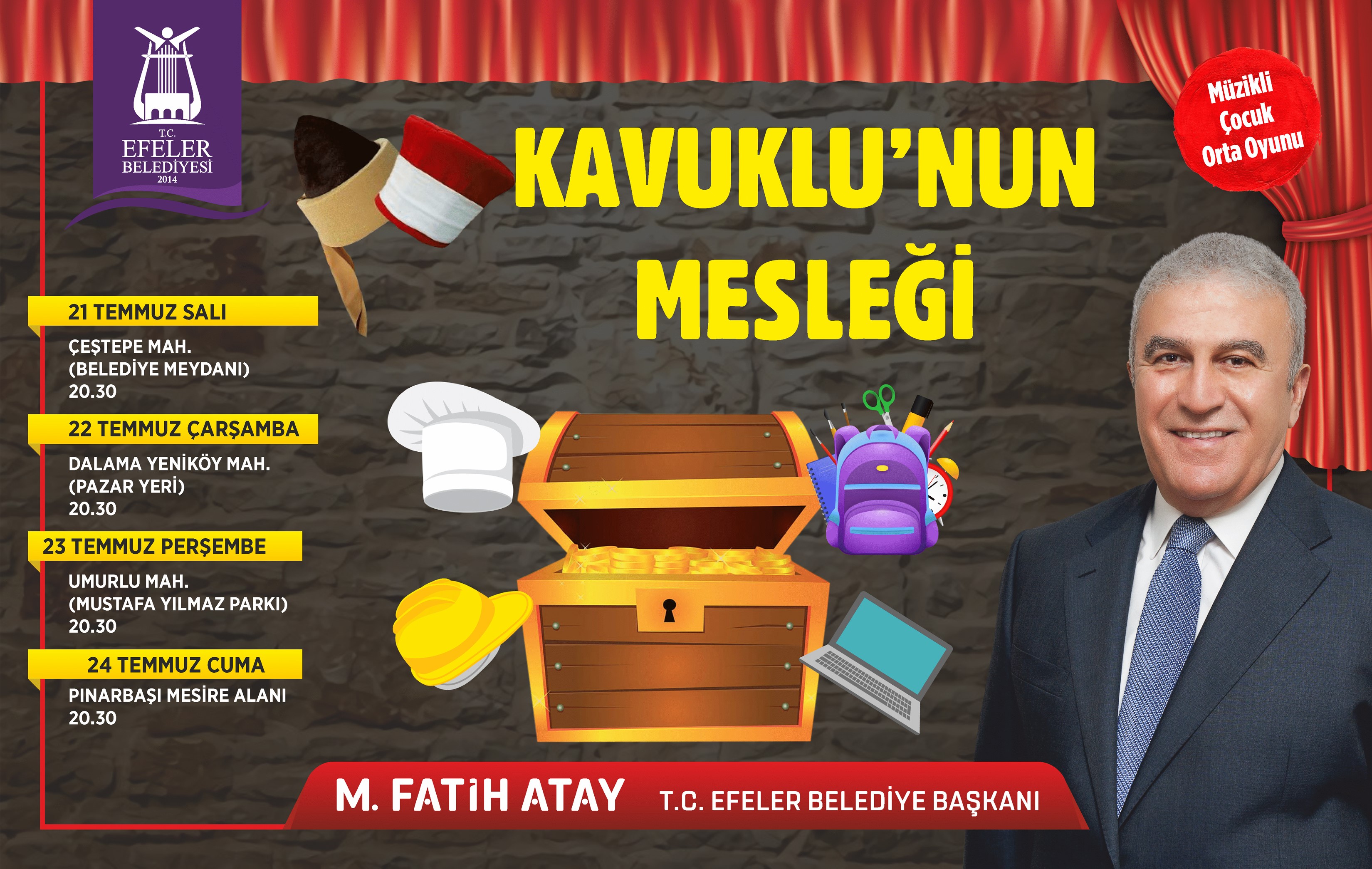 EFELERLİ ÇOCUKLAR, “KAVUKLU’NUN MESLEĞİ” İLE EĞLENECEK