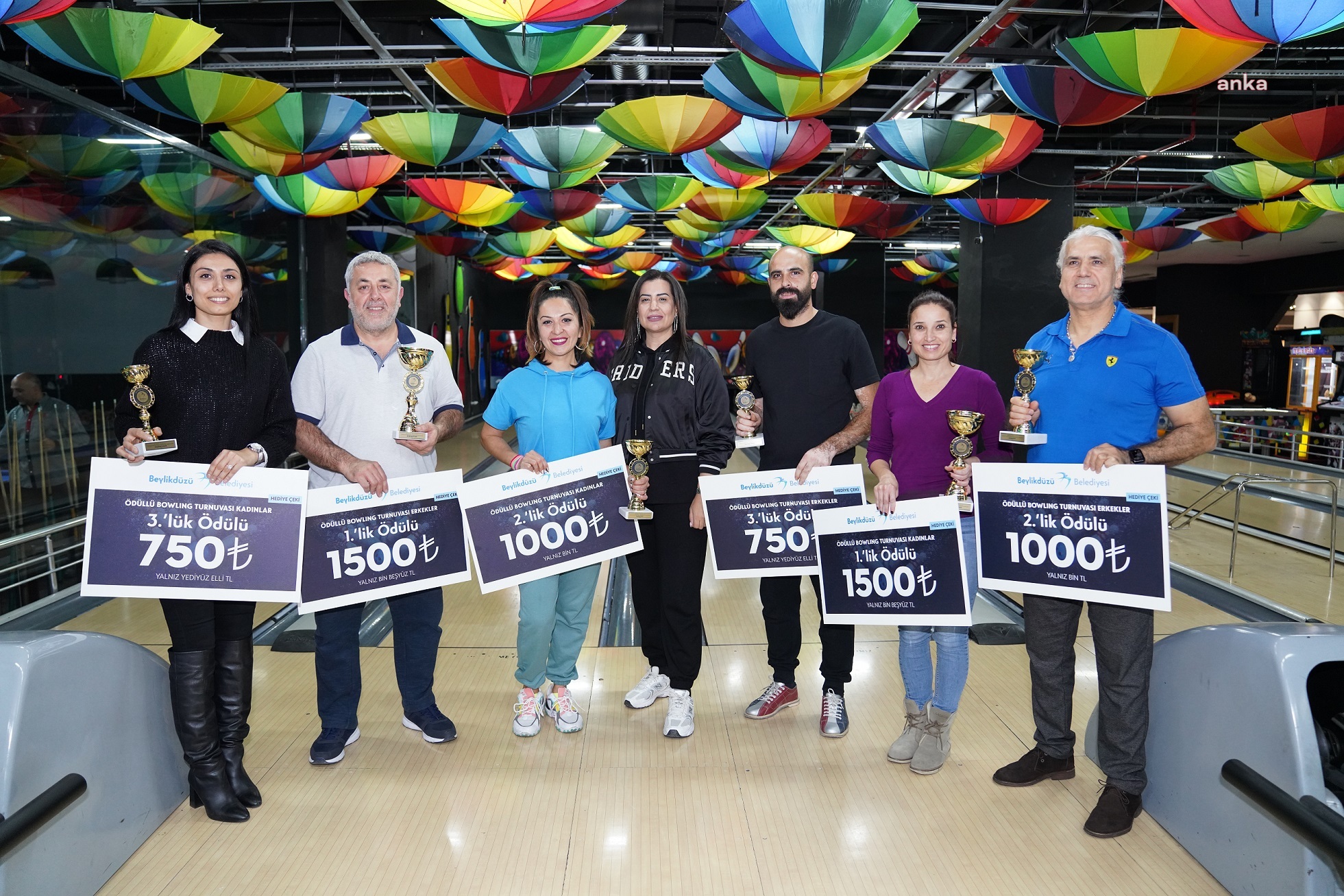 BEYLİKDÜZÜ’NDE ‘BOWLING TURNUVASI’ DÜZENLENDİ