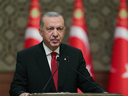 CUMHURBAŞKANI ERDOĞAN'DAN, VAN ŞEHİTLERİNİN AİLELERİNE BAŞSAĞLIĞI MESAJI