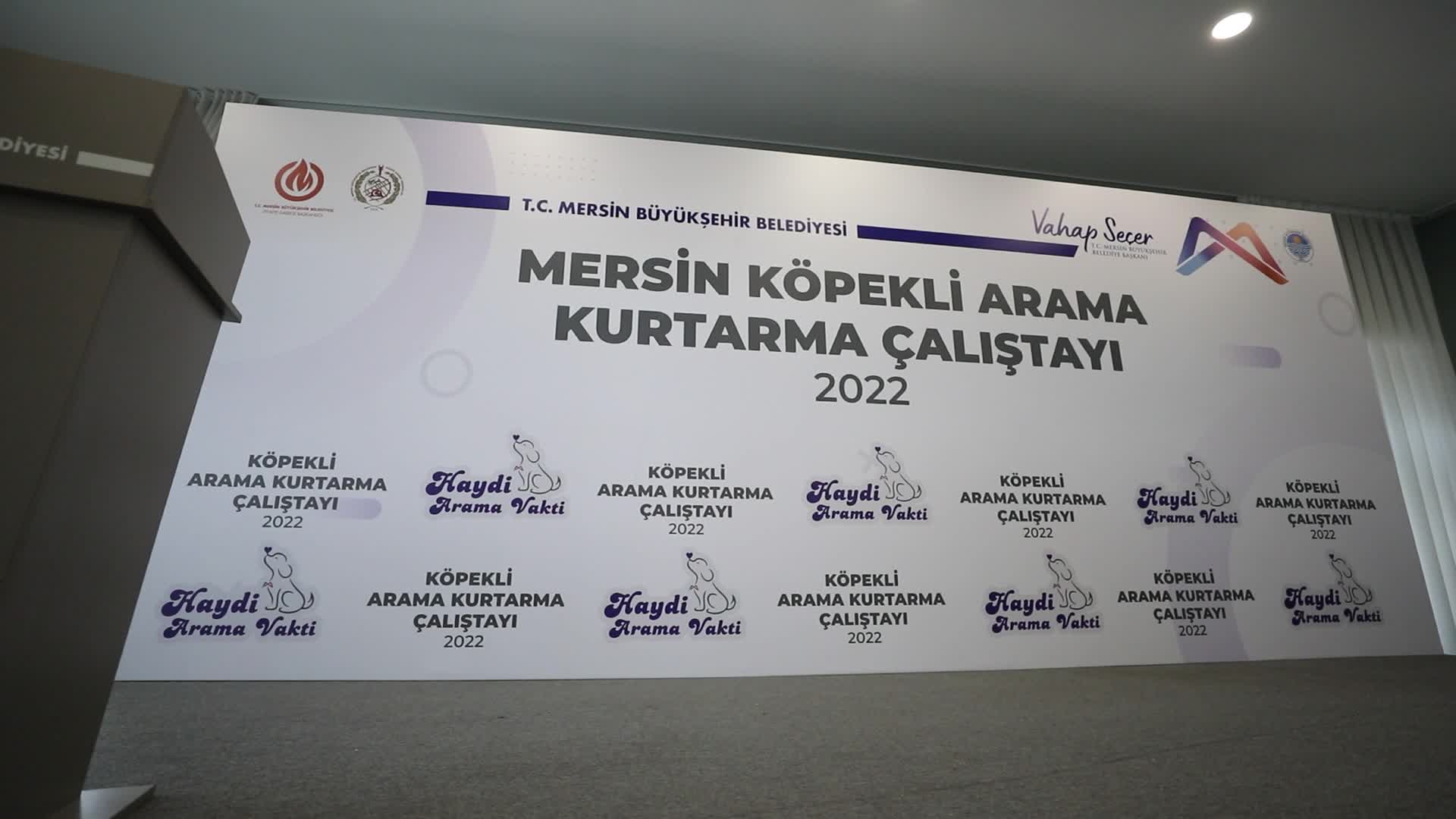MERSİN BÜYÜKŞEHİR’İN ‘KÖPEKLİ ARAMA KURTARMA ÇALIŞTAYI’ SONA ERDİ