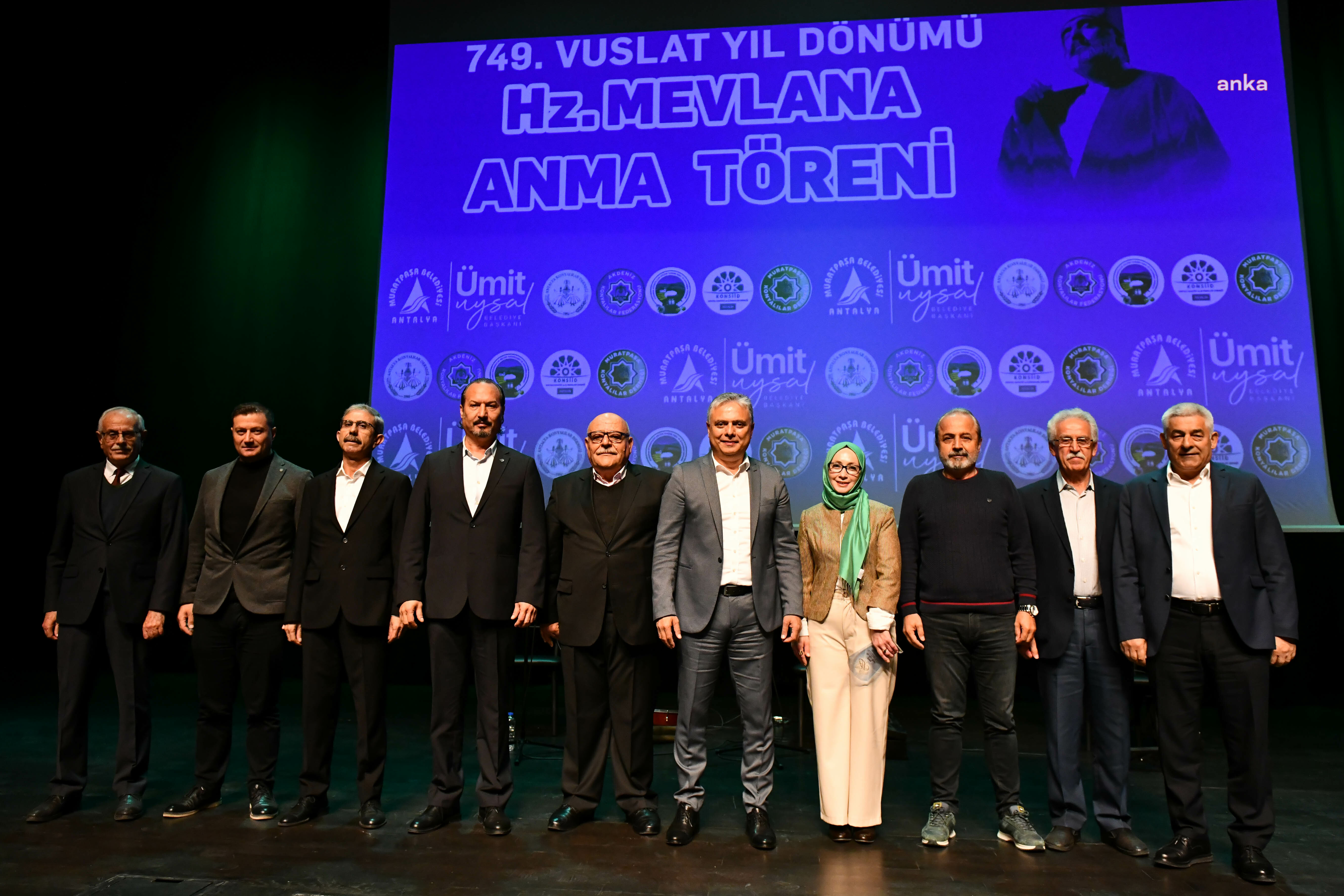 MEVLANA, VEFATININ 749. YIL DÖNÜMÜNDE MURATPAŞA’DA ANILDI