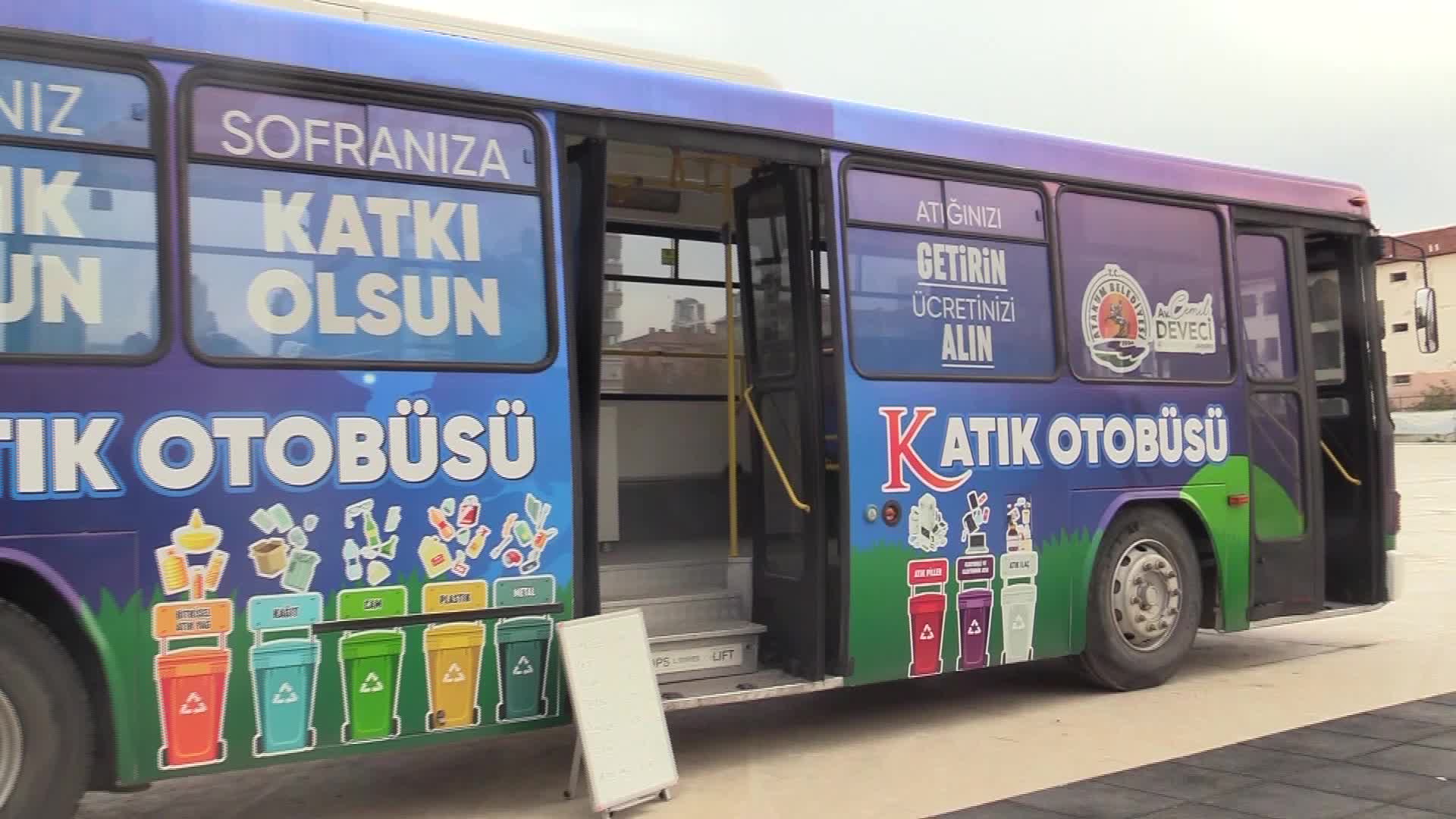 ATAKUM BELEDİYESİ’NİN ‘KATIK OTOBÜSÜ’ FAALİYETE GİRDİ