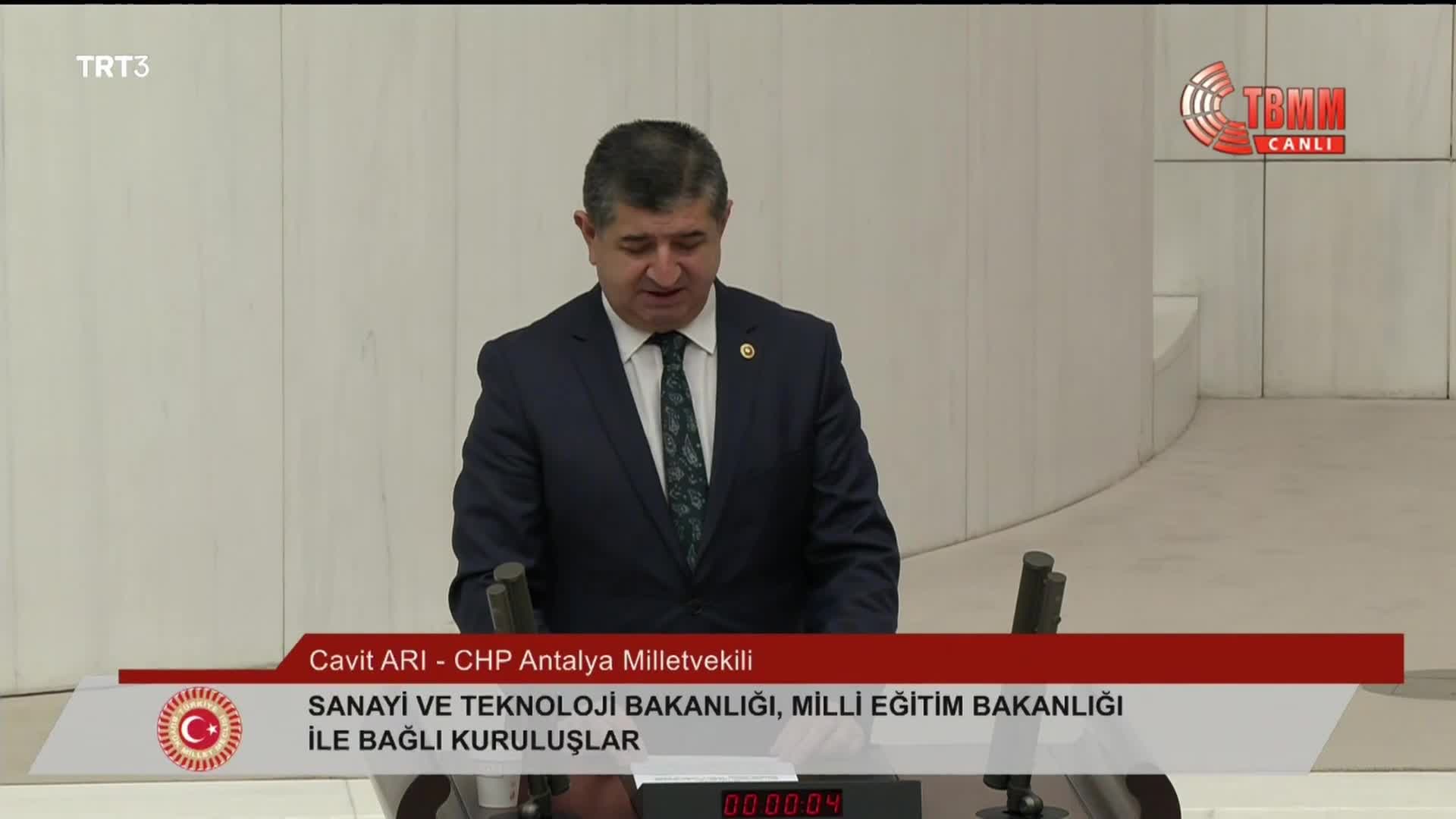 CAVİT ARI: MİLLET İTTİFAKI OLARAK, TOPLUMUN TÜM KESİMLERİYLE BİRLİKTE HALKIMIZI BİZ ZENGİNLEŞTİRECEĞİZ. BUGÜN YAŞANAN BU AĞIR YIKIMI BİZ ORTADAN KALDIRACAĞIZ