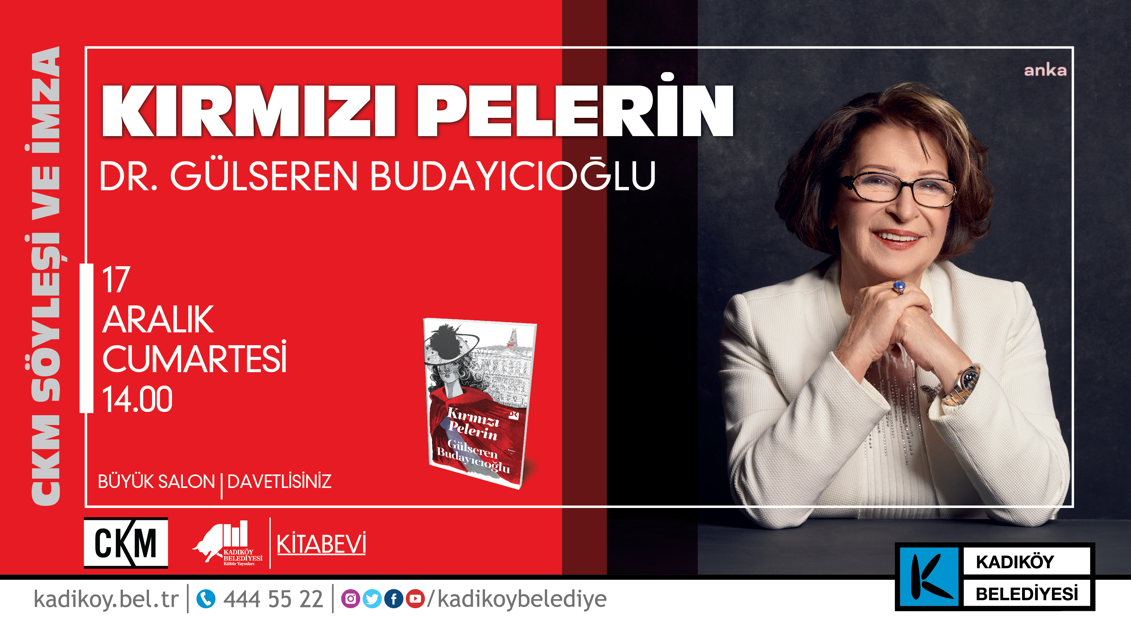 KADIKÖY'DE BUDAYICIOĞLU SÖYLEŞİSİ: KIRMIZI PELERİN