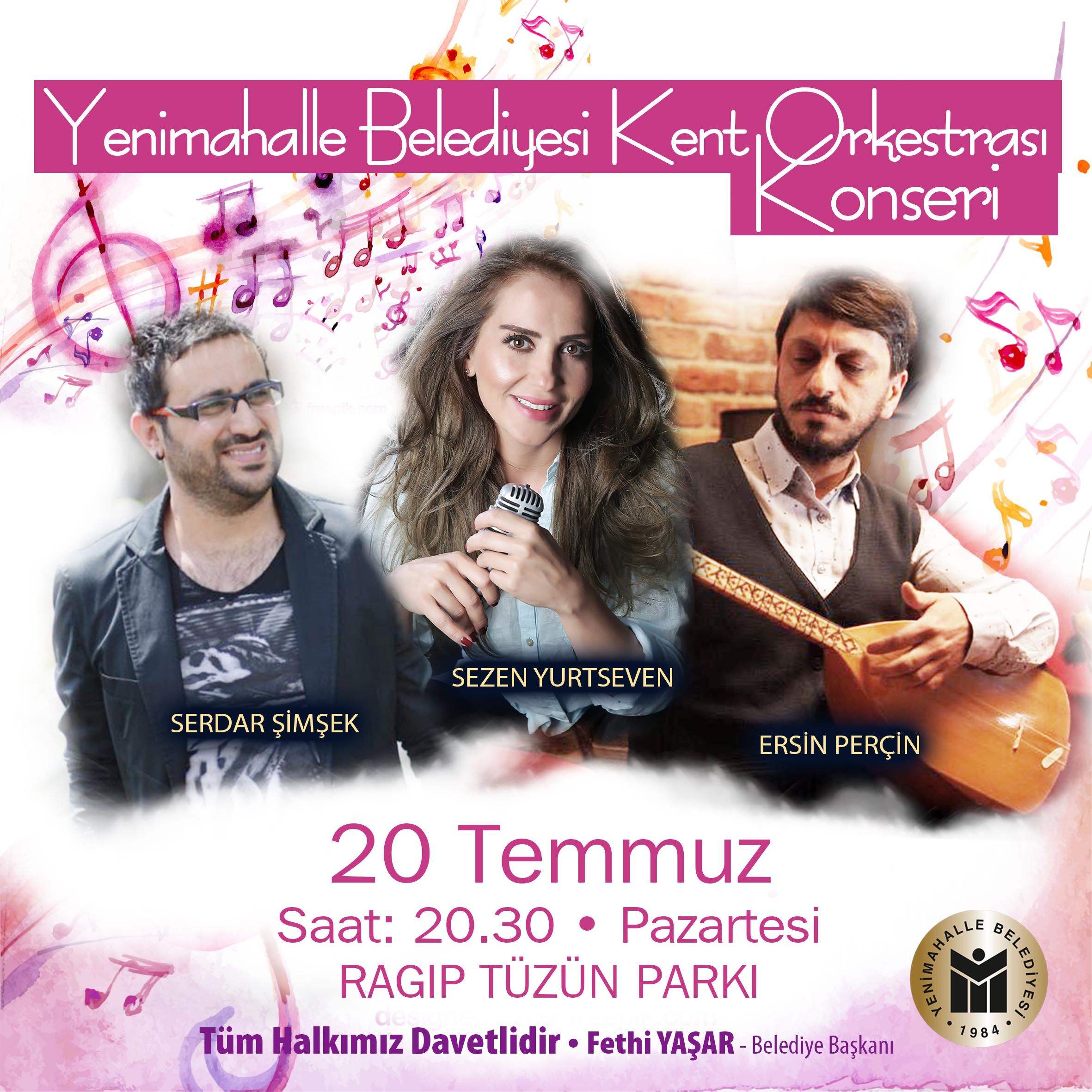 YENİMAHALLE'DE AÇIK HAVA YAZ KONSERLERİ BAŞLIYOR