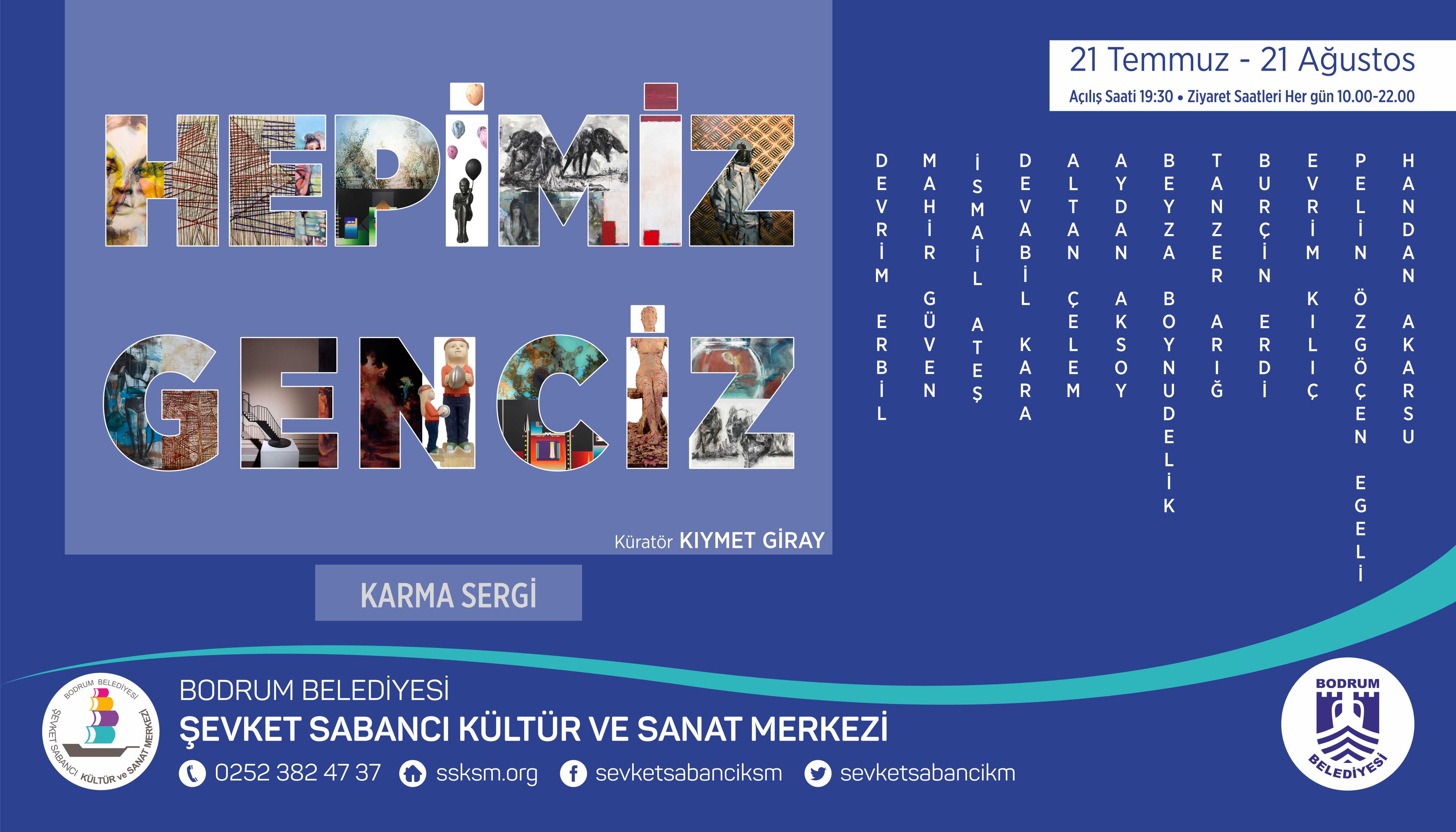 BODRUM BELEDİYESİ’NDEN SEZONUN İLK SERGİSİ: "HEPİMİZ GENCİZ"