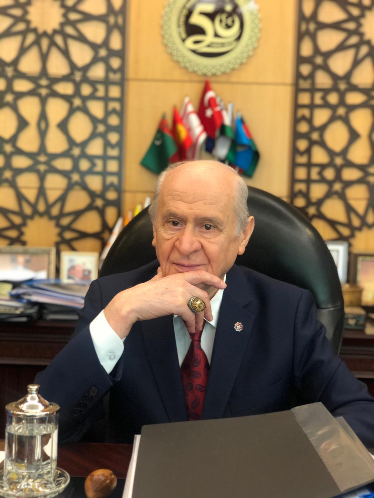 BAHÇELİ’DEN AYASOFYA’YA ÖZEL YÜZÜK