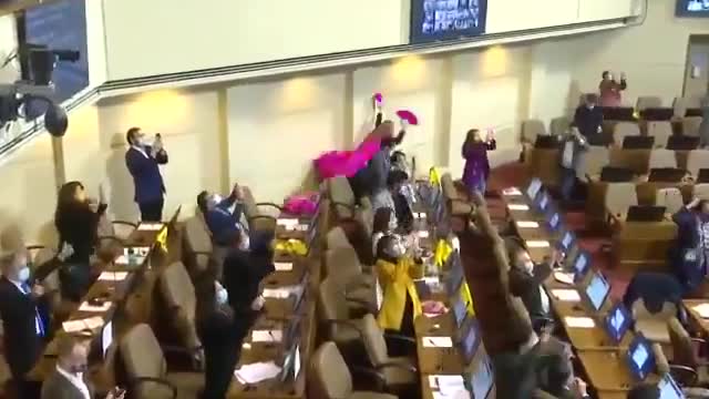ŞİLİ'DE MİLLETVEKİLİNİN SEVİNCİ SOSYAL MEDYADA GÜNDEM OLDU