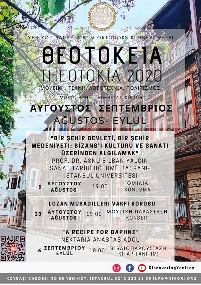 THEOTOKİA KÜLTÜR SANAT BULUŞMALARI 9 AĞUSTOS’TA BAŞLIYOR
