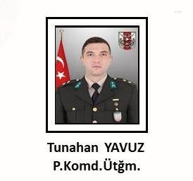 MSB: ÜSTEĞMEN TUNAHAN YAVUZ ŞEHİT OLDU
