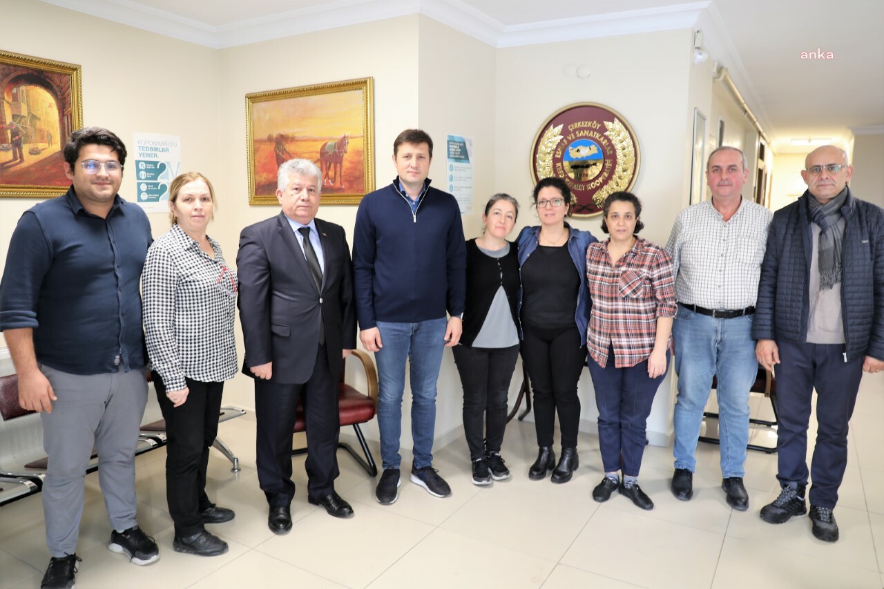 ÇERKEZKÖY BELEDİYE BAŞKANI AKAY’DAN ESNAF KREDİ VE KEFALET KOOPERATİFİ’NE ZİYARET