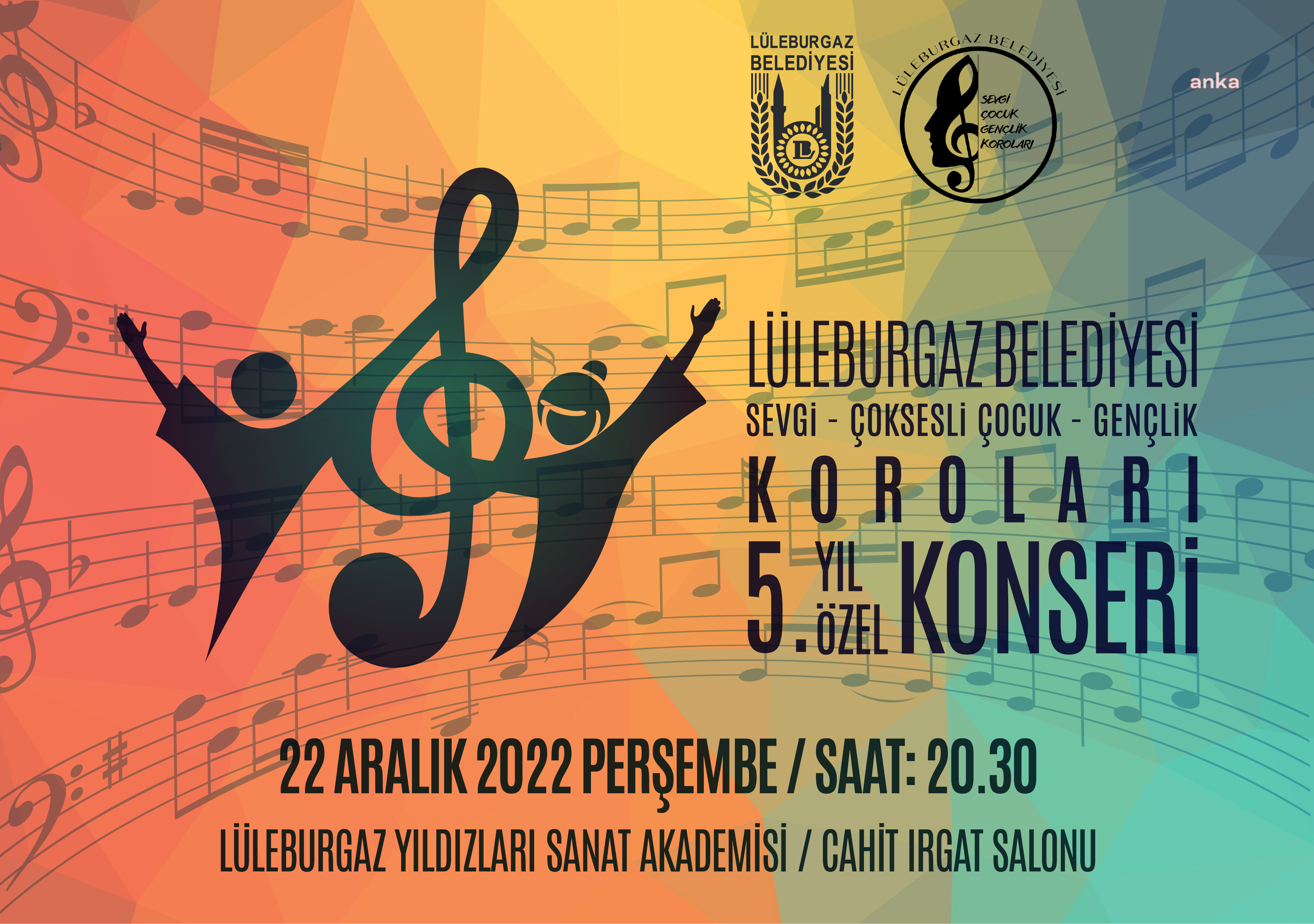 LÜLEBURGAZ BELEDİYESİ ÇOKSESLİ KOROLARDAN 5. YIL ÖZEL KONSERİ