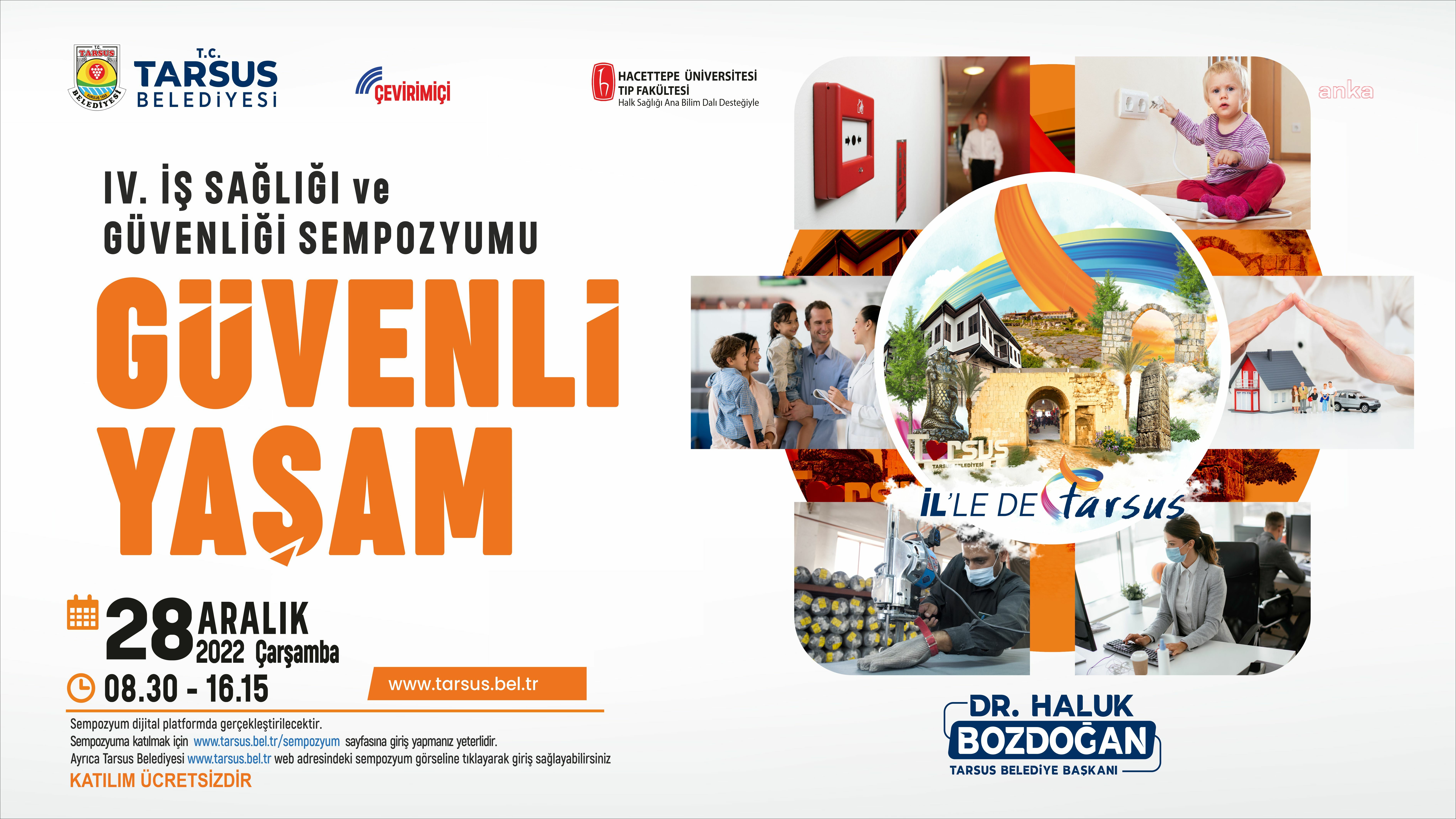 TARSUS BELEDİYESİ'NDEN 4. İŞ SAĞLIĞI VE GÜVENLİĞİ SEMPOZYUMU